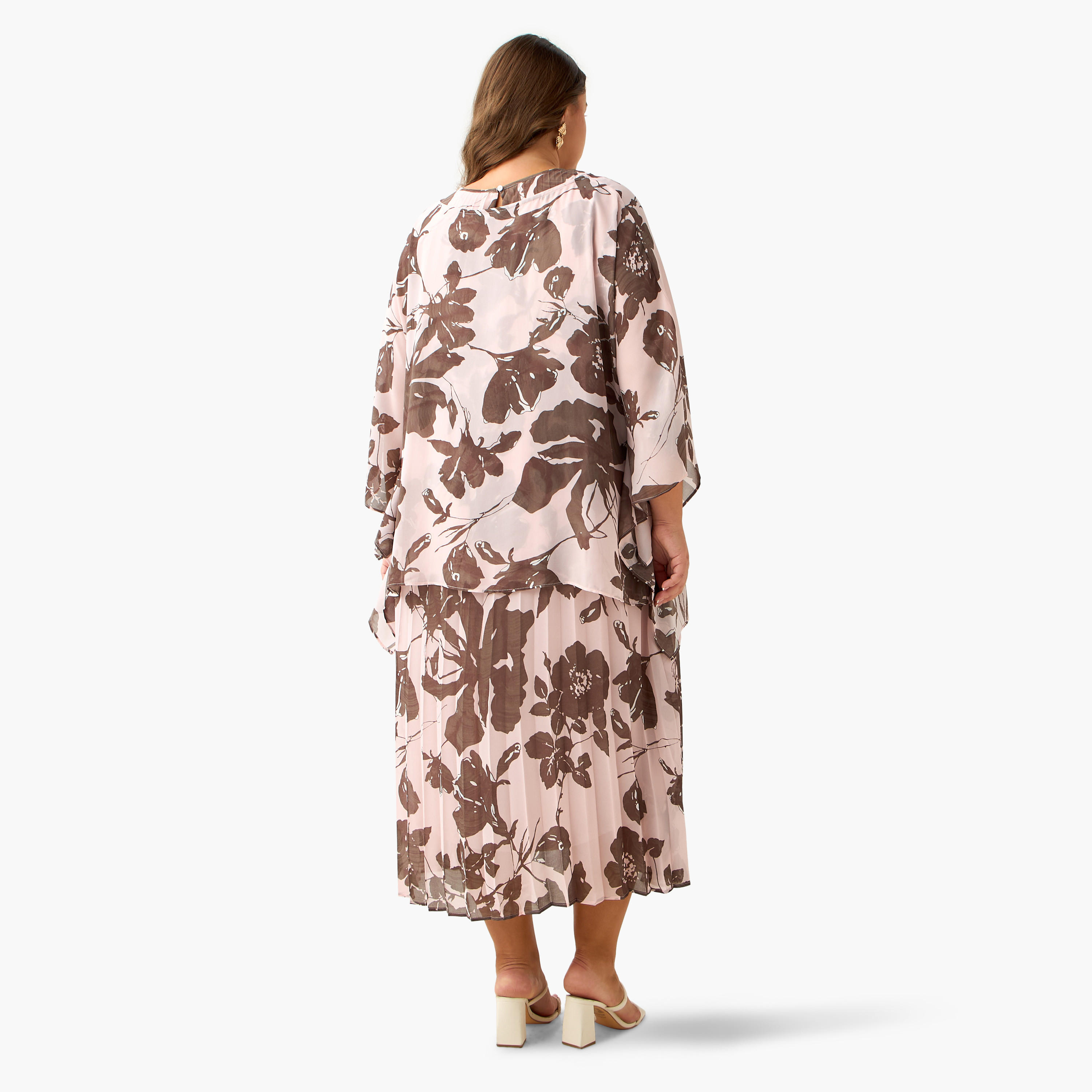فستان ماكسي بقصّة إيه لاين مع كاب للنساء من أولا بوبكن-women-clothing-dresses-image-2