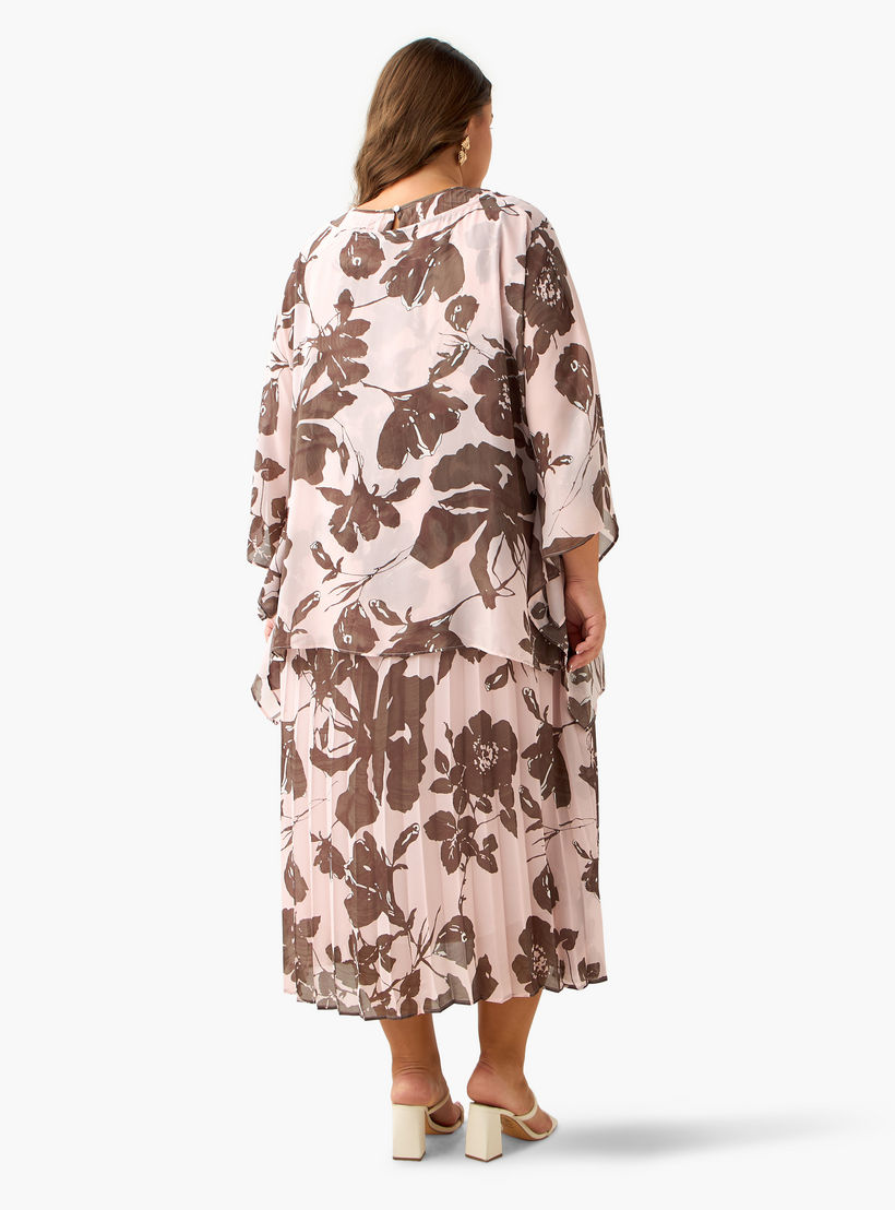 فستان ماكسي بقصّة إيه لاين مع كاب للنساء من أولا بوبكن-women-clothing-dresses-image-2
