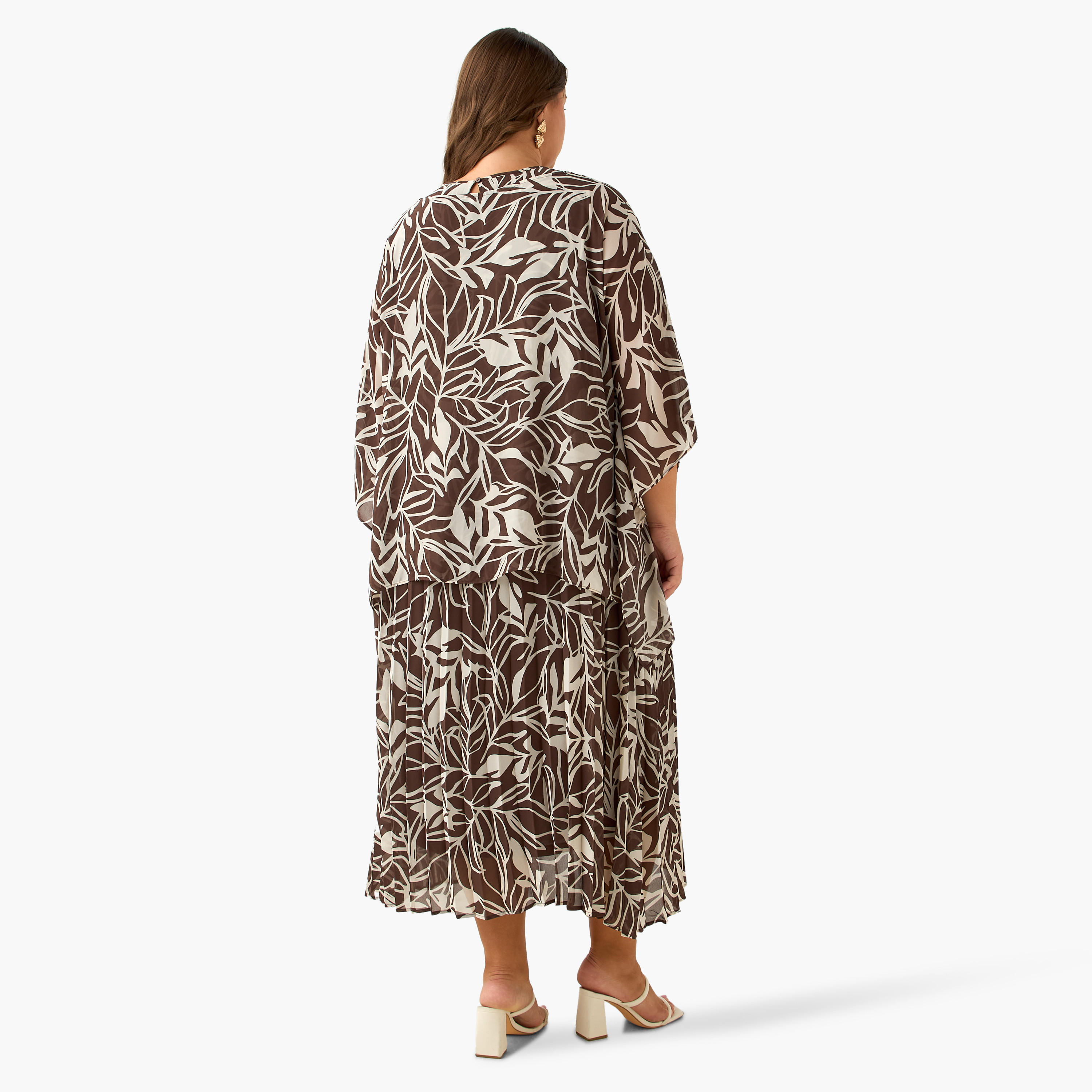 فستان ماكسي بقصّة إيه لاين مع كاب للنساء من أولا بوبكن-women-clothing-dresses-image-4