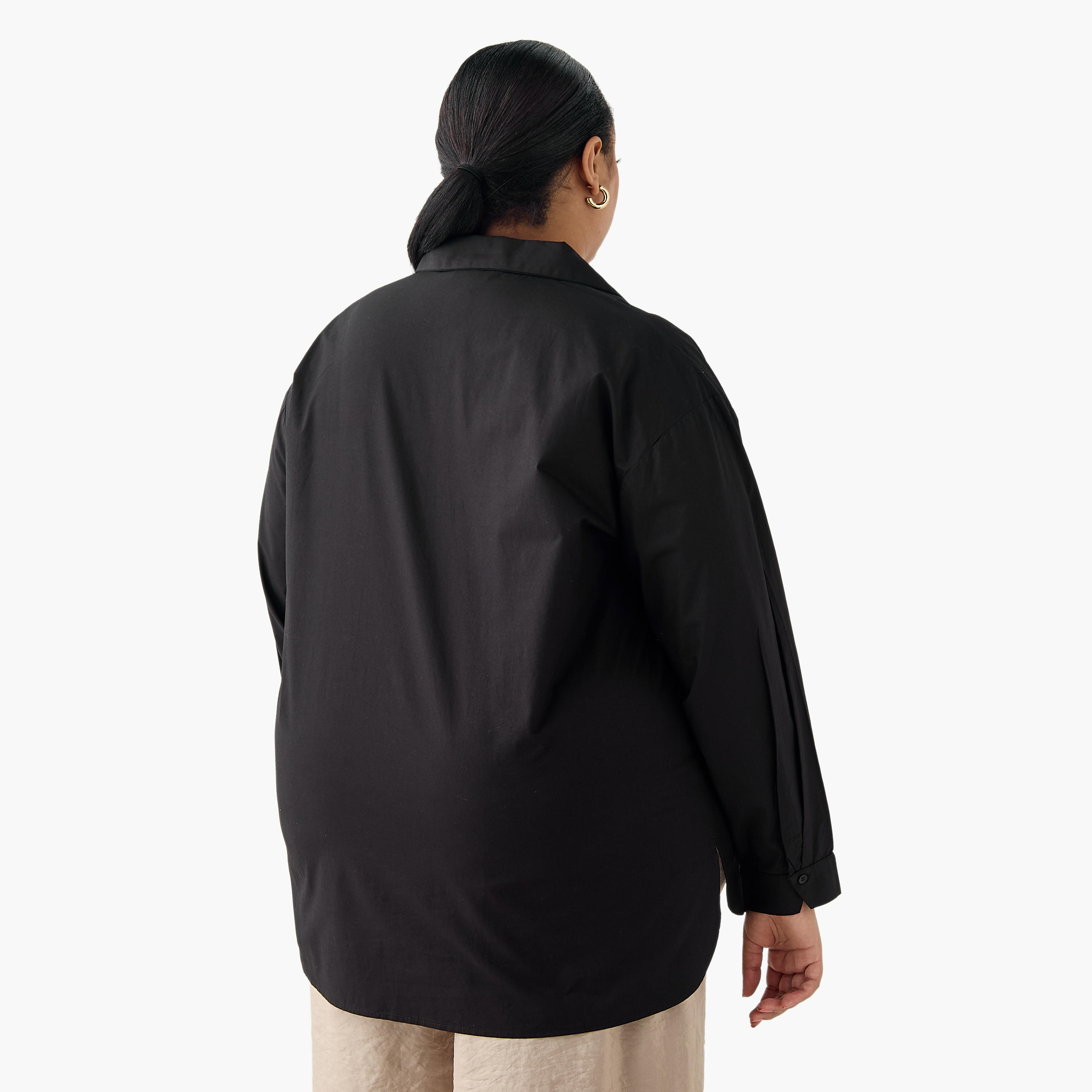 بلوزة قطن بقصة مريحة مع زينة من أولا بوبكن-women-clothing-shirtsandblouses-shirts-image-4