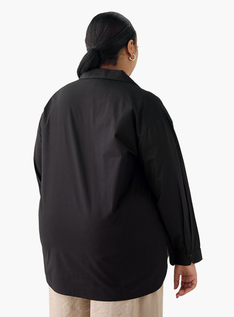 بلوزة قطن بقصة مريحة مع زينة من أولا بوبكن-women-clothing-shirtsandblouses-shirts-image-4