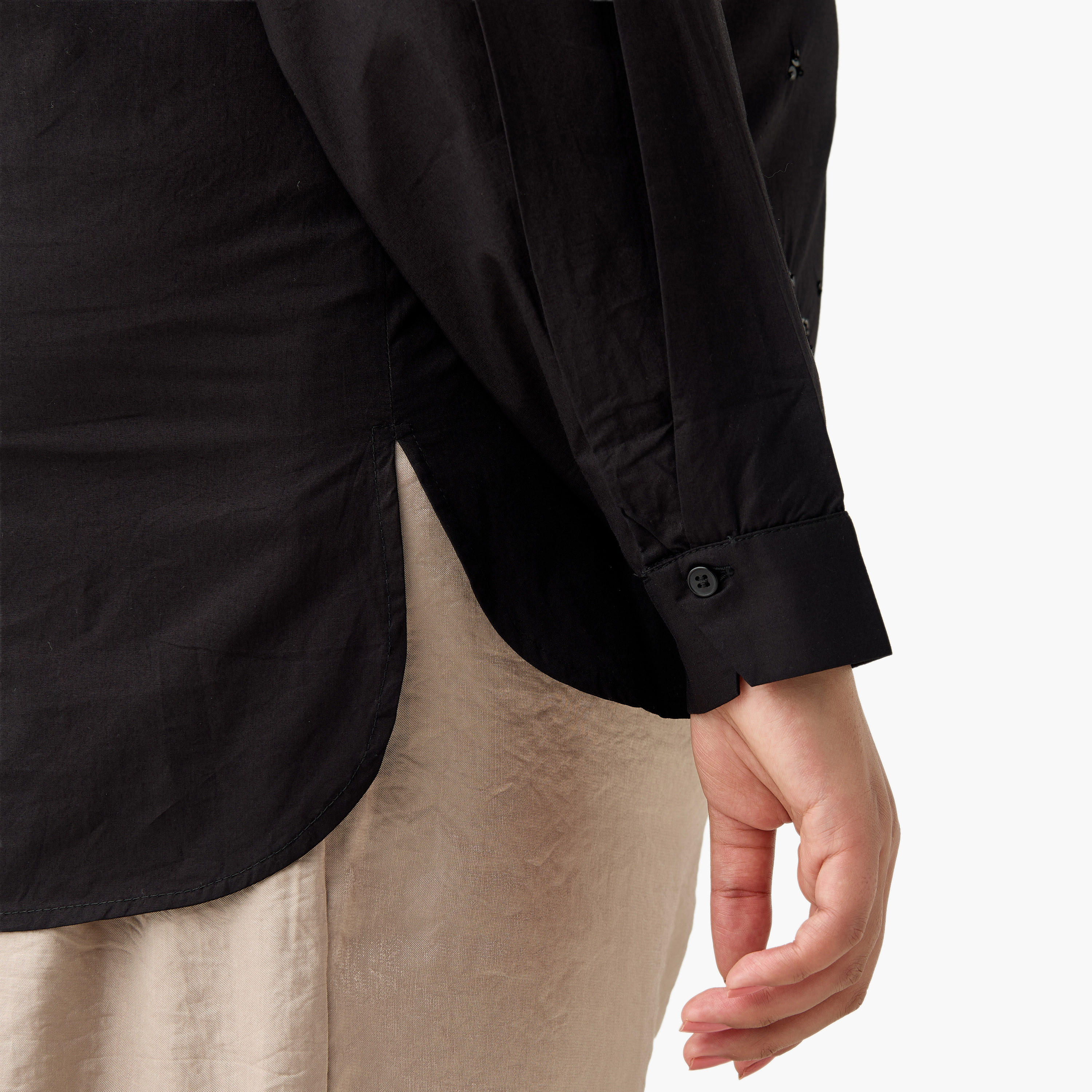 بلوزة قطن بقصة مريحة مع زينة من أولا بوبكن-women-clothing-shirtsandblouses-shirts-image-6
