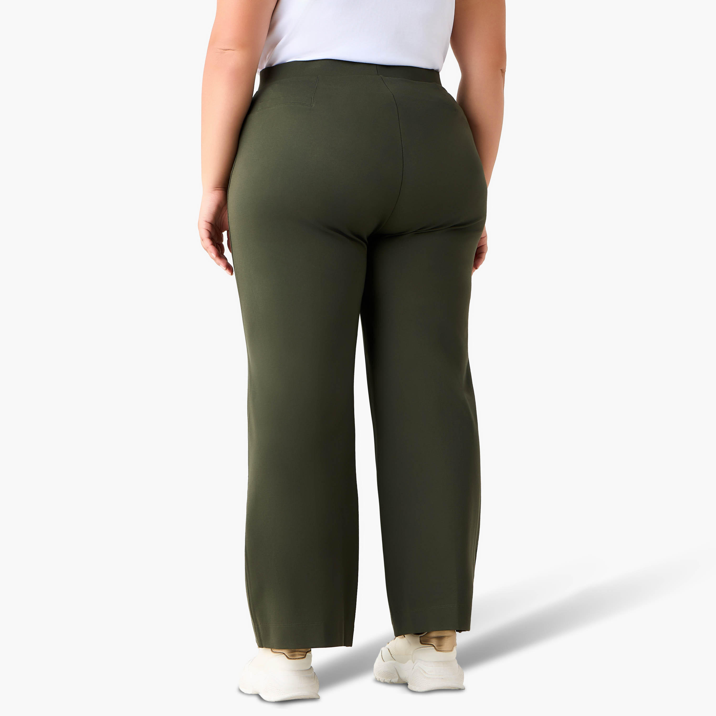 Ulla Popken Straight Fit Ponte Trousers-women-clothing-bottoms-trousers-image-4