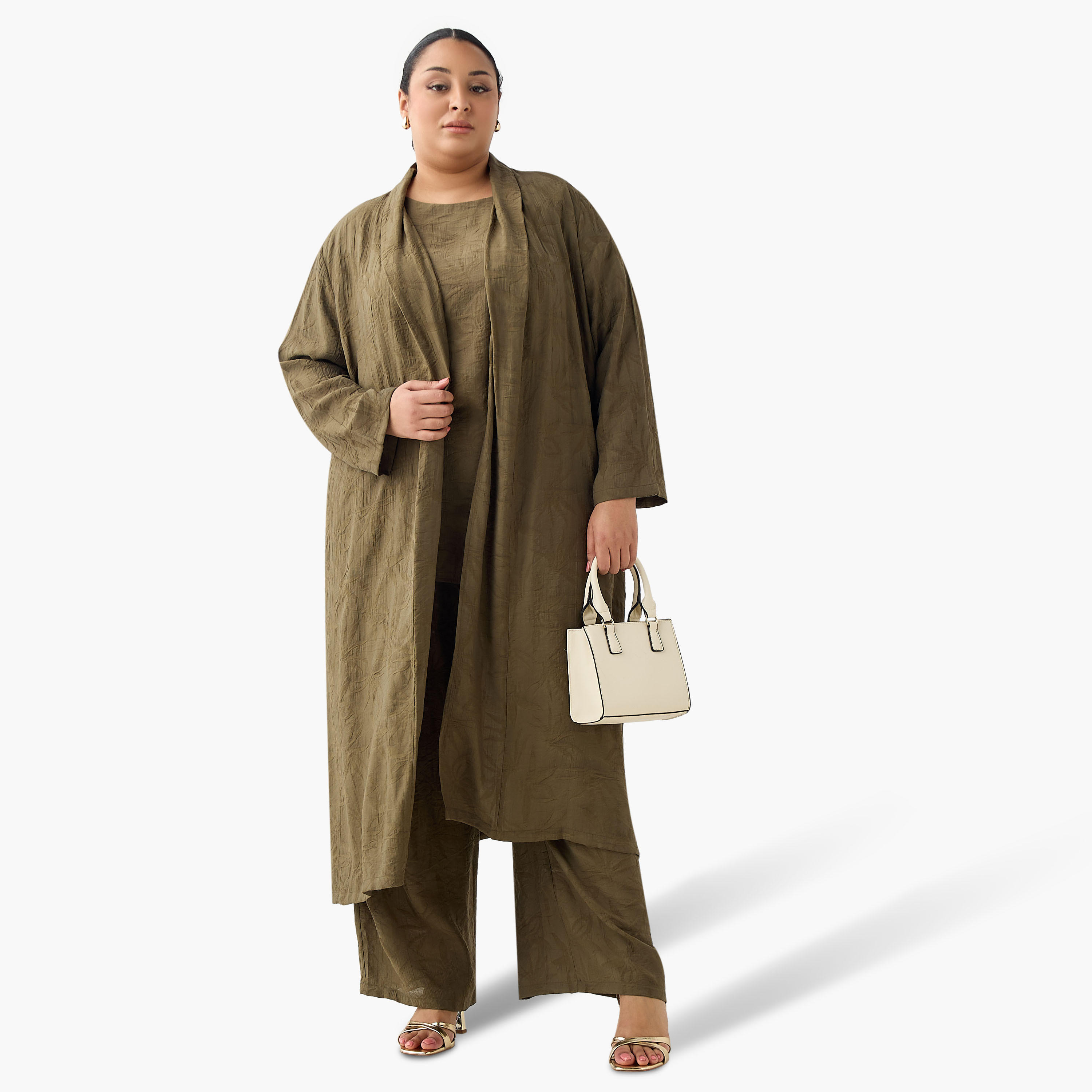 بلوزة زهرية جاكار من أولا بوبكين-women-clothing-coordsets-image-3