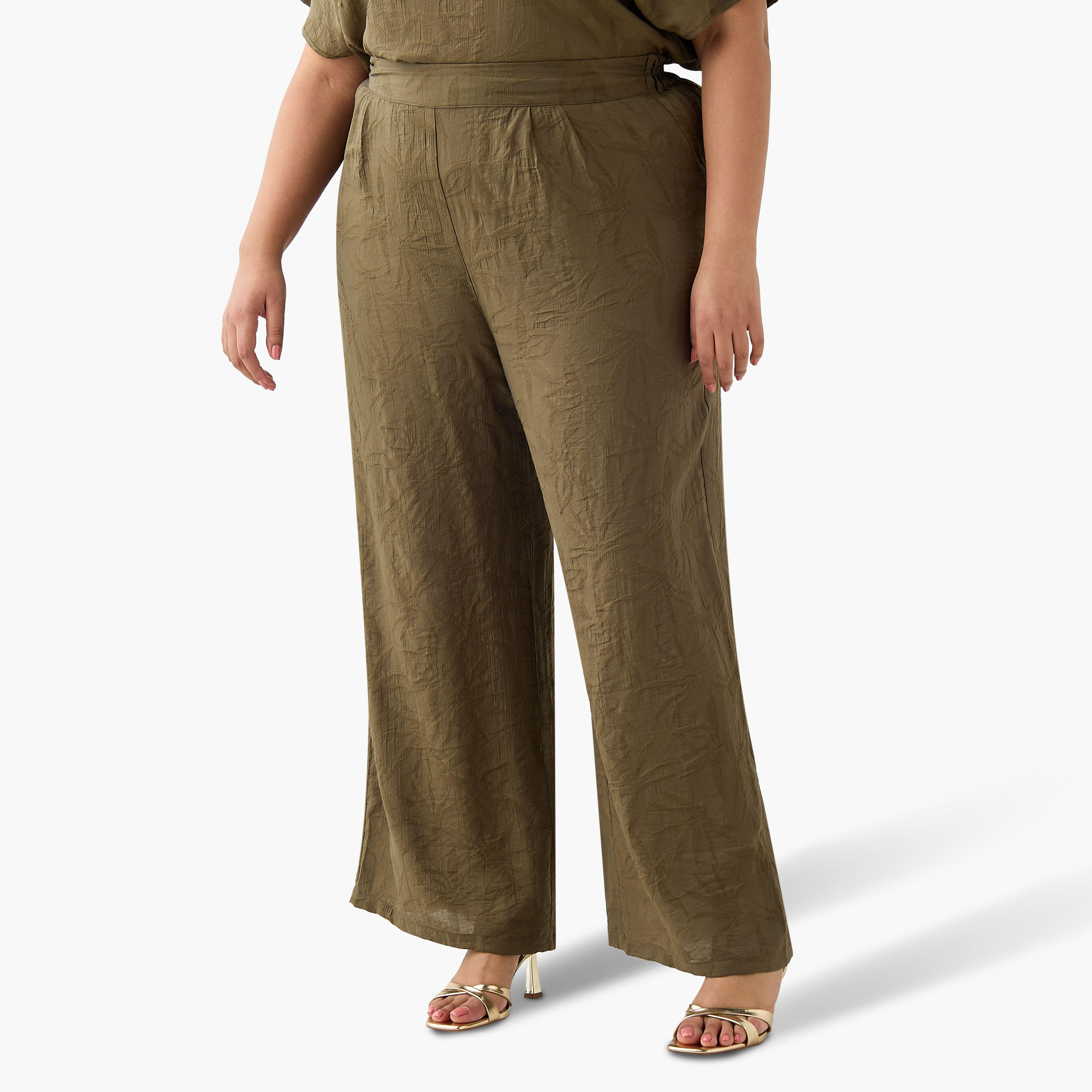 بنطلون جاكار زهري من أولا بوبكين-women-clothing-coordsets-image-5