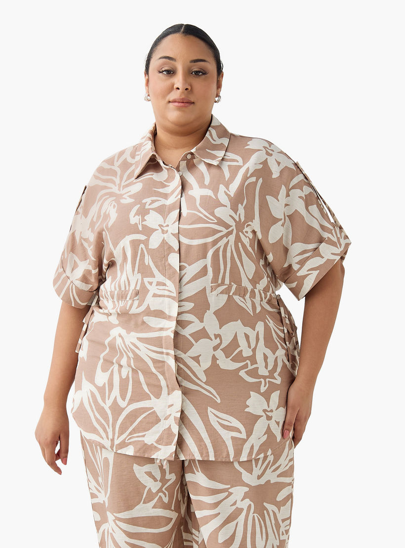 قميص بقصة مريحة وأربطة وطبعات من أولا بوبكن-women-clothing-shirtsandblouses-shirts-image-2