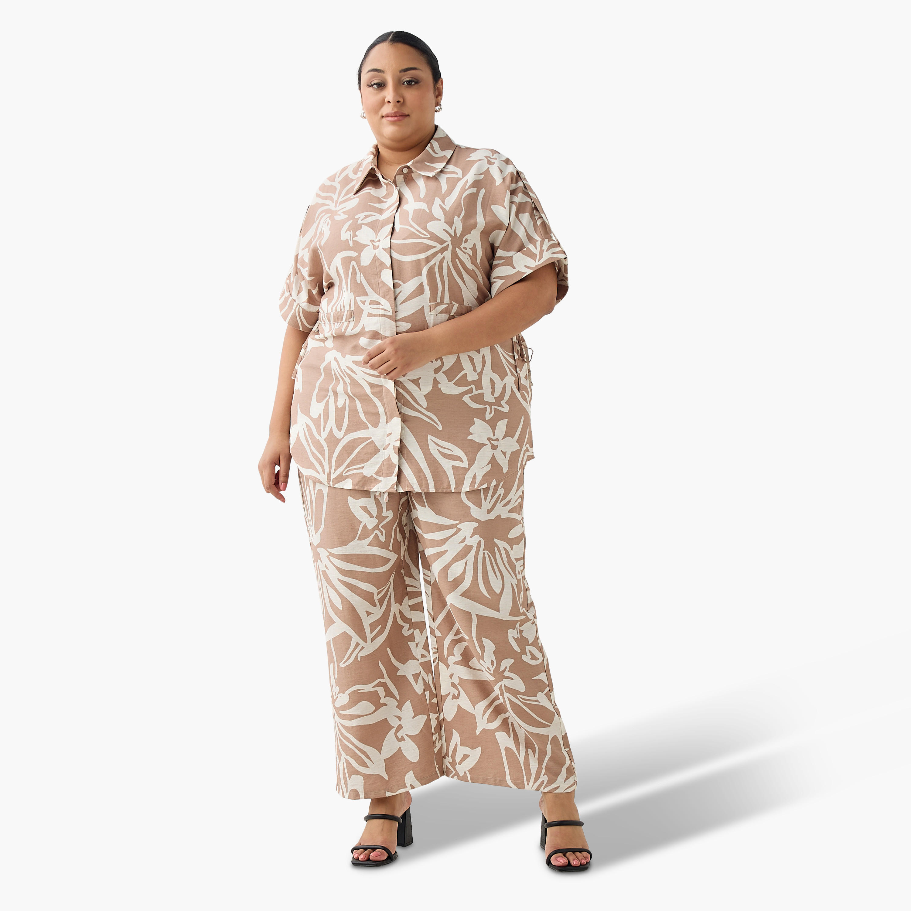 قميص بقصة مريحة وأربطة وطبعات من أولا بوبكن-women-clothing-shirtsandblouses-shirts-image-3