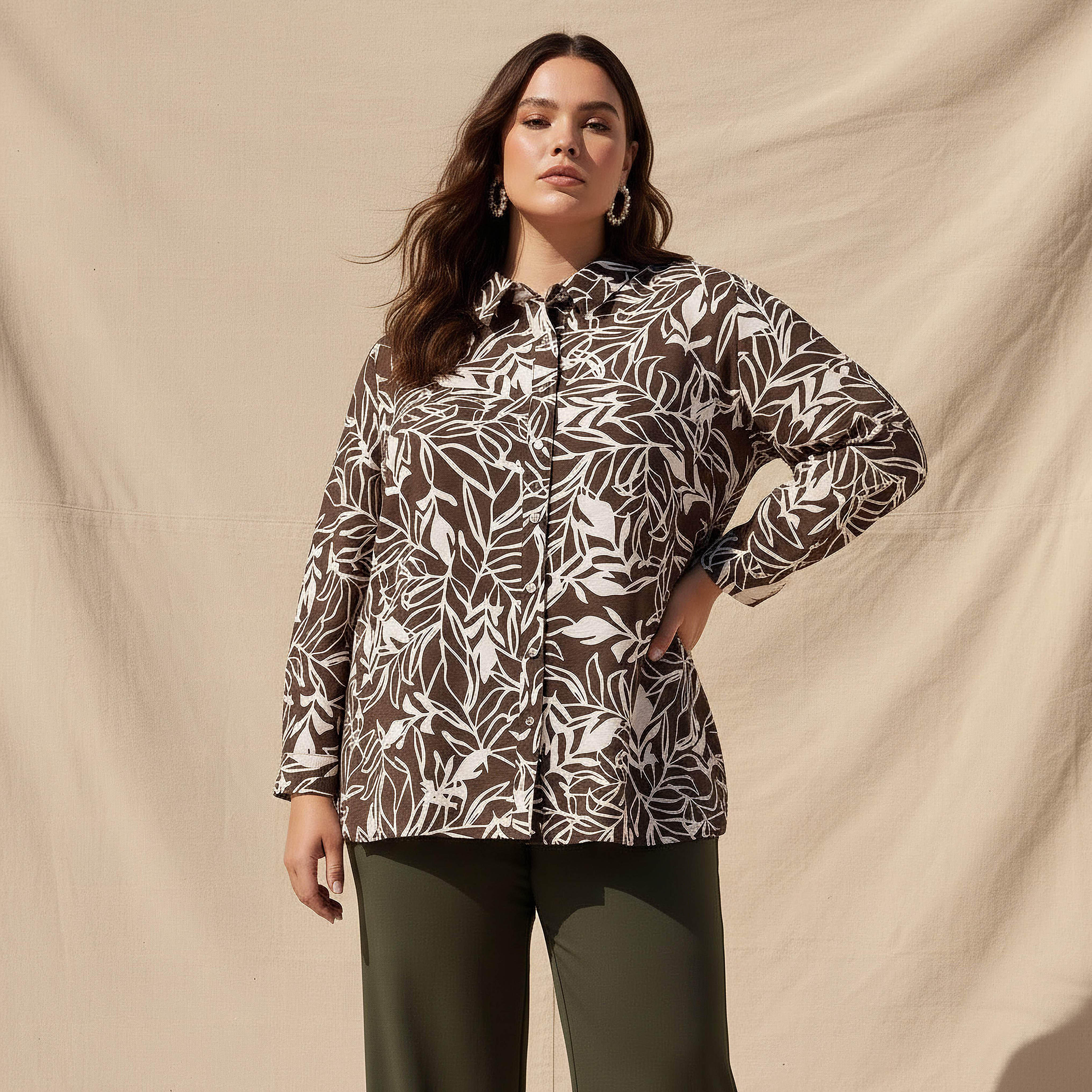 قميص فيسكوز بقصة مريحة وطبعات من أولا بوبكين-women-clothing-shirtsandblouses-shirts-image-1