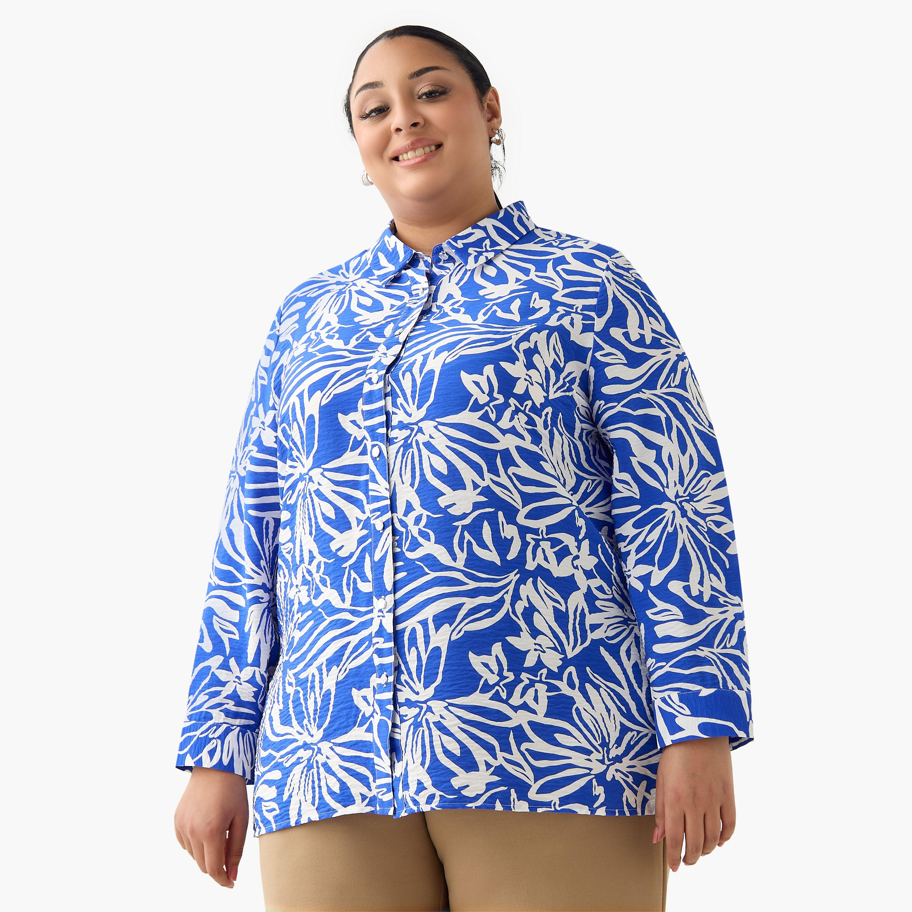 قميص فيسكوز بقصة مريحة وطبعات من أولا بوبكين-women-clothing-shirtsandblouses-shirts-image-2