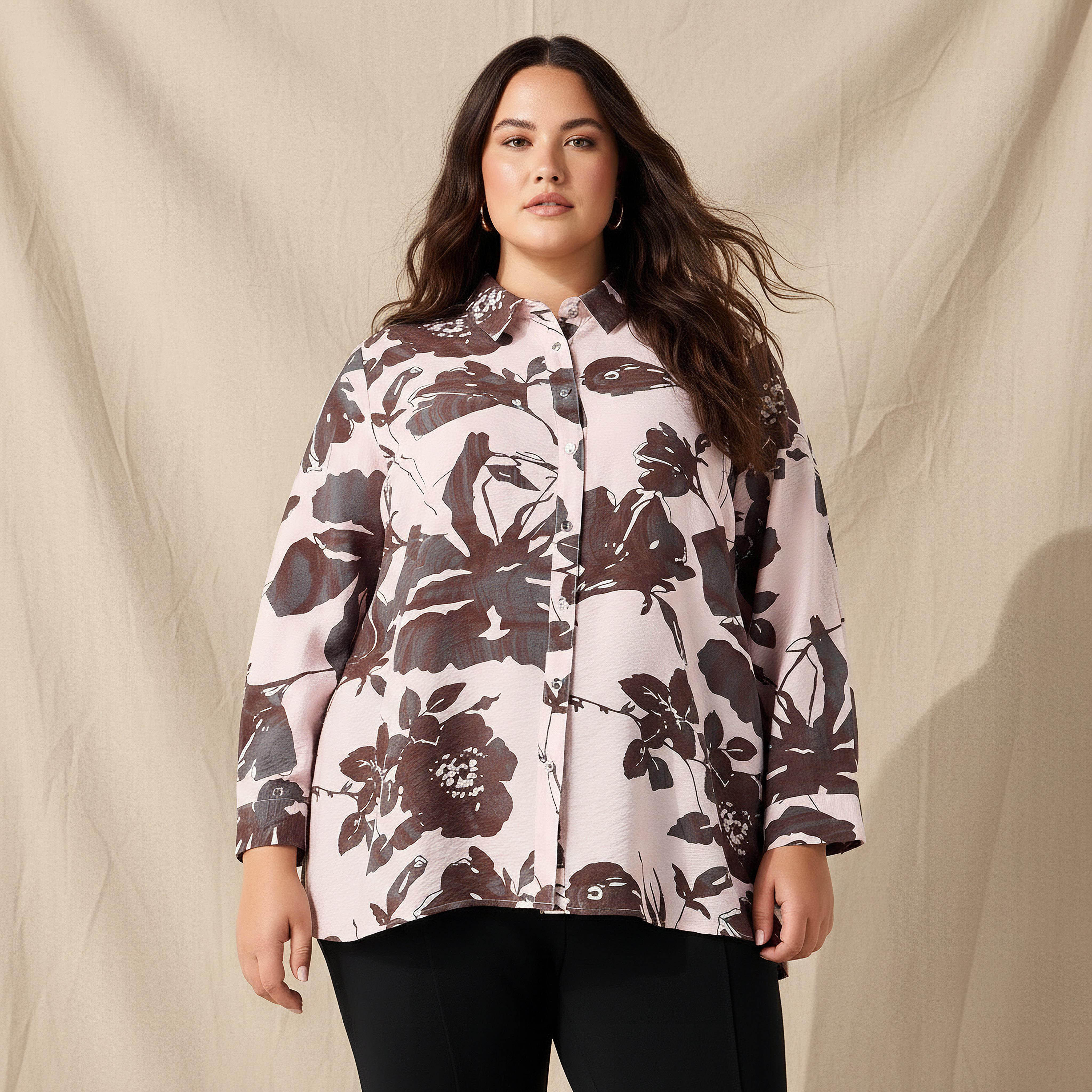 قميص فيسكوز بقصة مريحة وطبعات من أولا بوبكين-women-clothing-shirtsandblouses-shirts-image-1