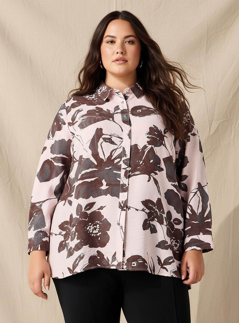 قميص فيسكوز بقصة مريحة وطبعات من أولا بوبكين-women-clothing-shirtsandblouses-shirts-image-1