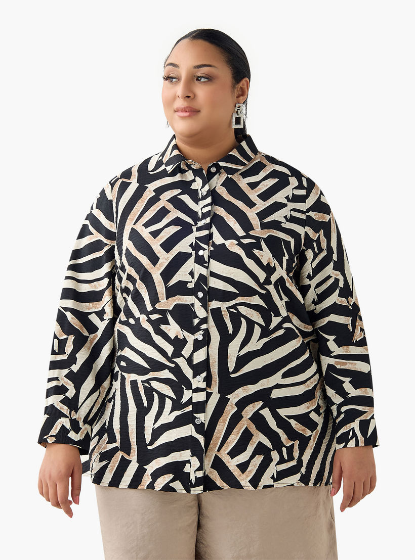 قميص فيسكوز بقصة مريحة وطبعات من أولا بوبكين-women-clothing-shirtsandblouses-shirts-image-2