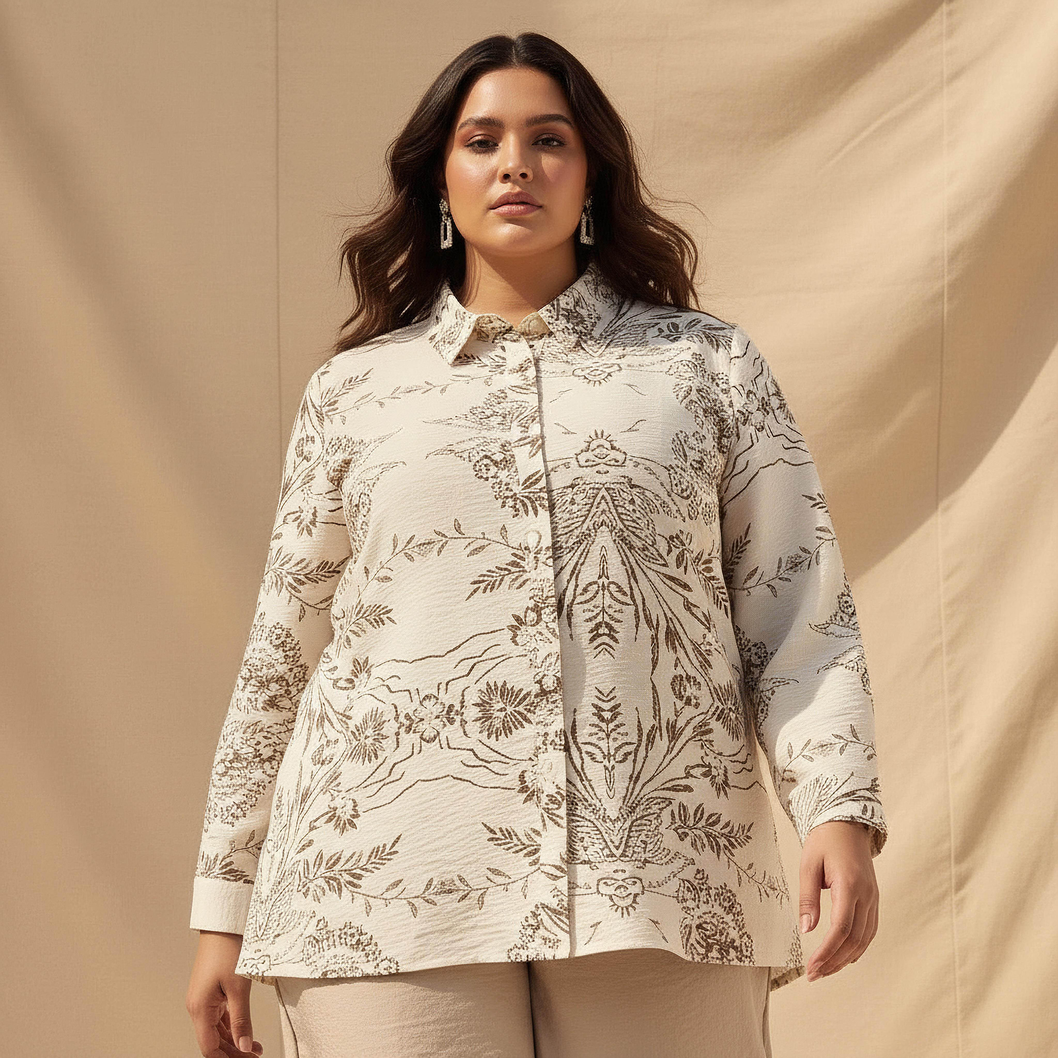 قميص فيسكوز بقصة مريحة وطبعات من أولا بوبكين-women-clothing-shirtsandblouses-shirts-image-1