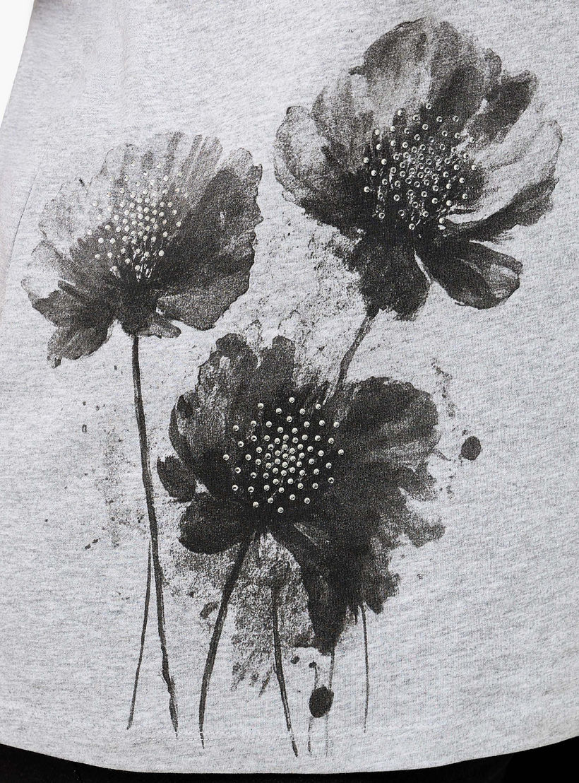 Ulla Popken Relaxed Fit Cotton T-shirt with Floral Print-women-clothing-tshirts-image-2