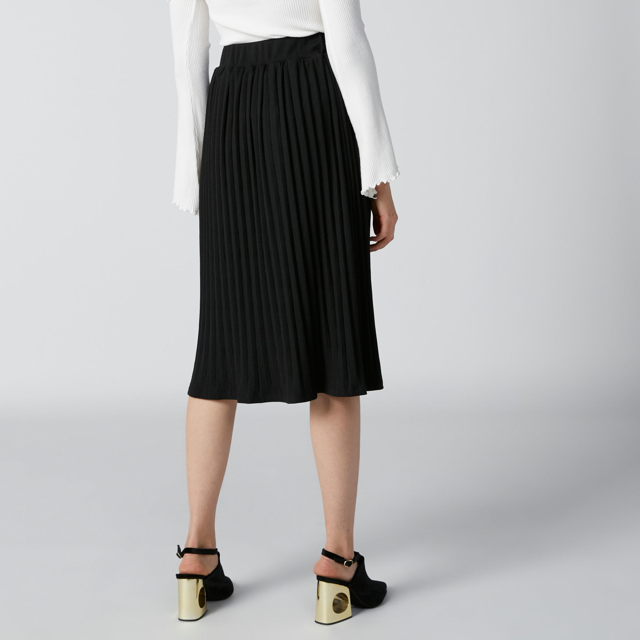 تنورة ضيّقة متوسطة الطول كشكش بأزرار-women-clothing-bottoms-skirts-image-2