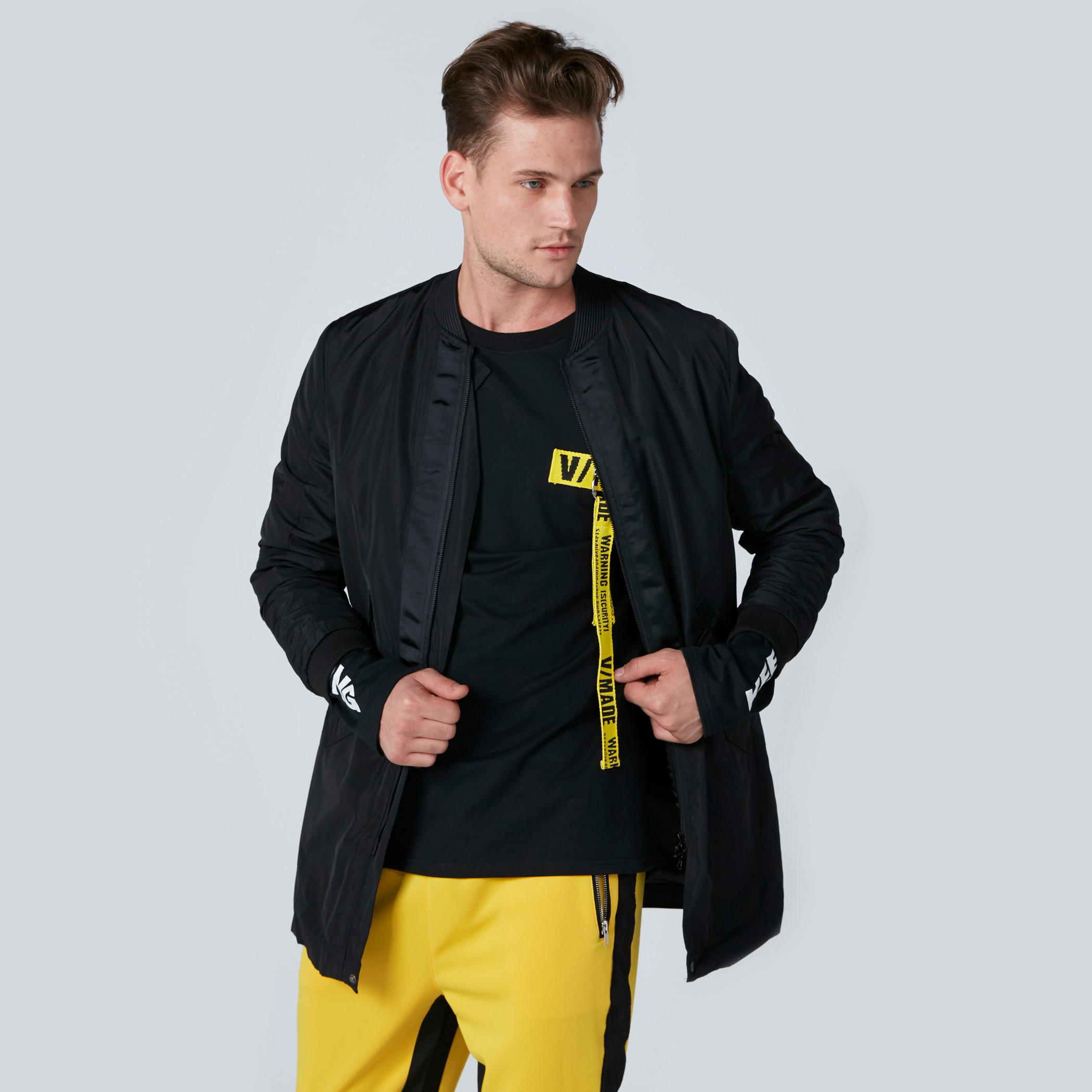 جاكيت بومبر بسحّاب إغلاق وجيوب-men-clothing-jacketsandblazers-jackets-image-3