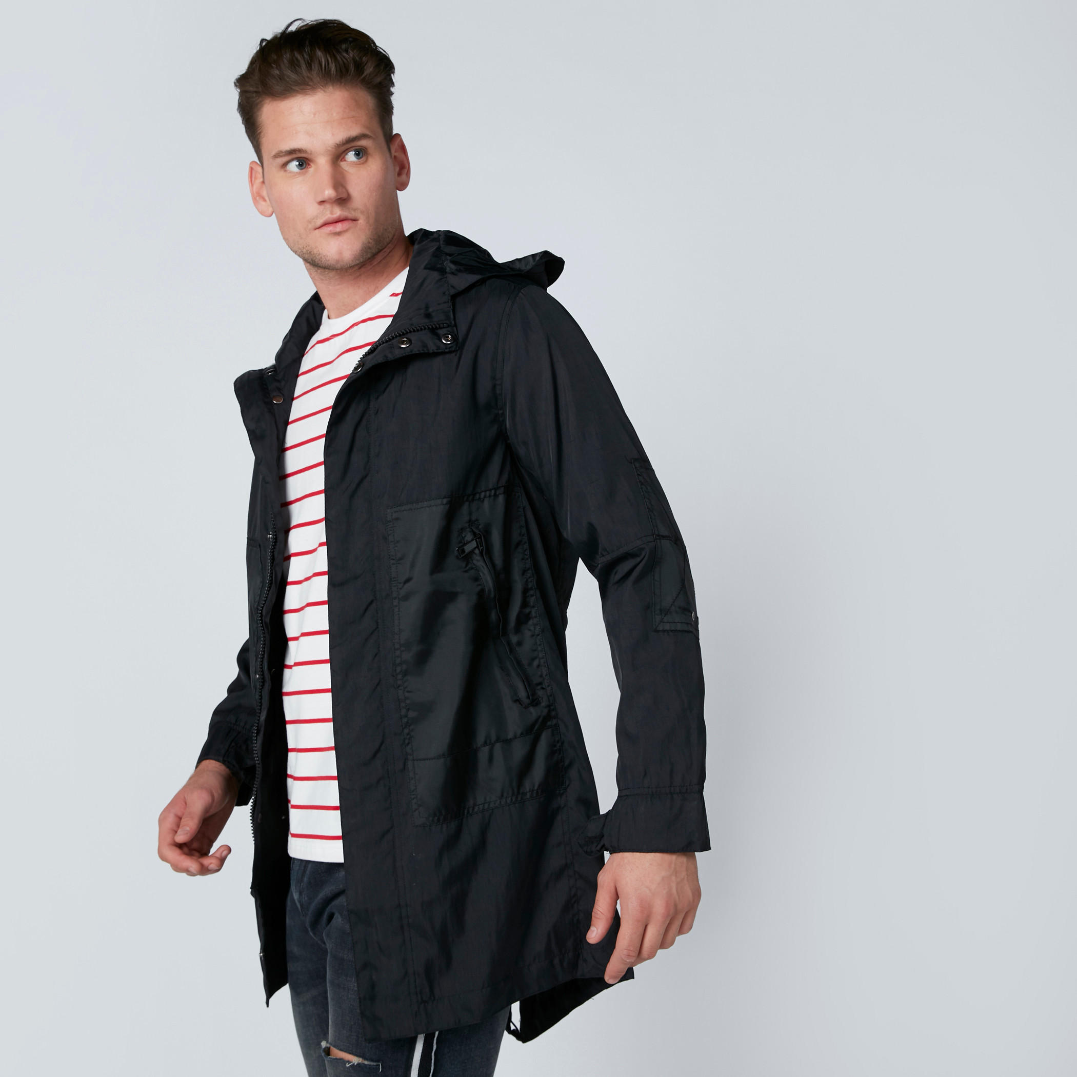 جاكيت طويل بقبعة وسحّاب إغلاق-men-clothing-jacketsandblazers-coats-image-3