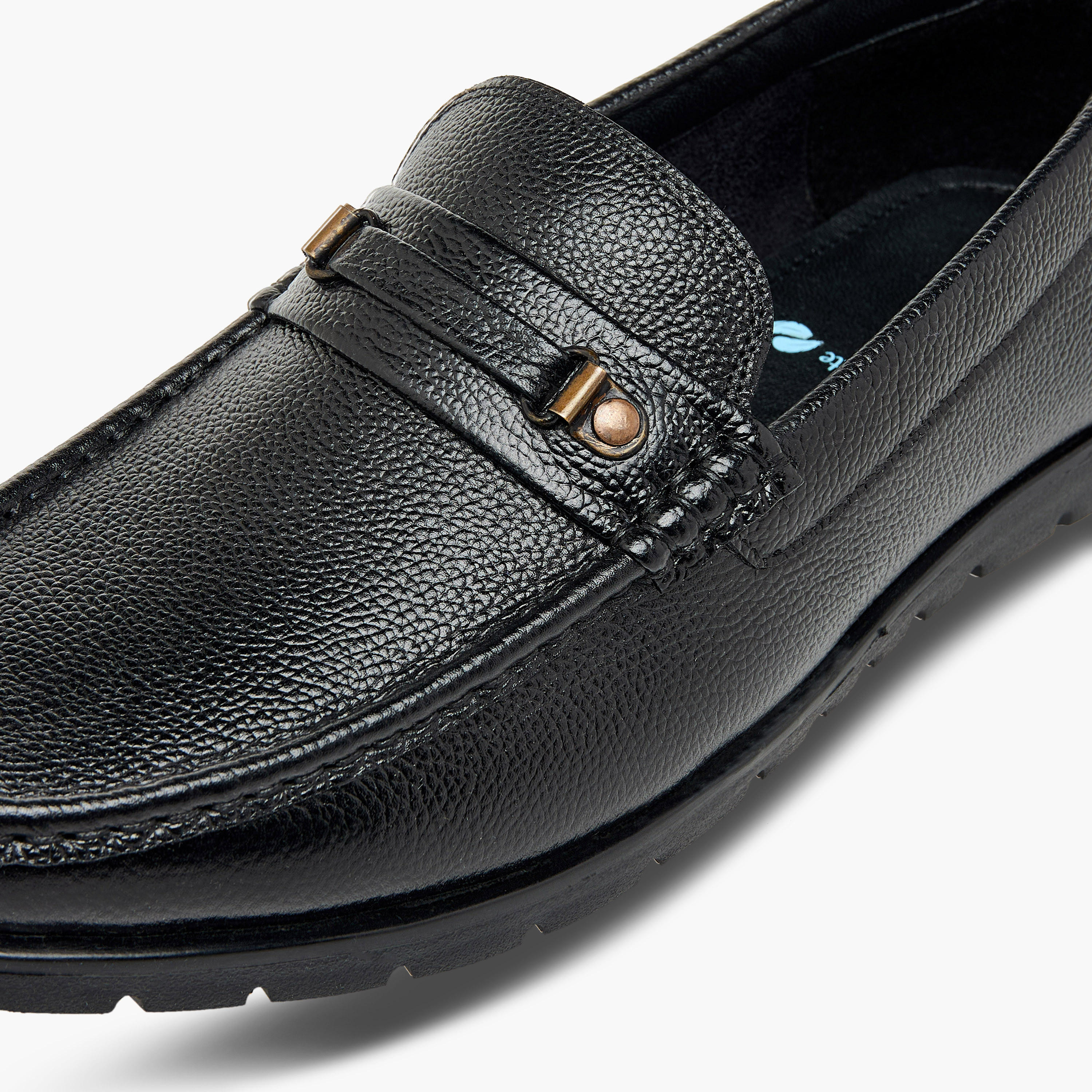 LBL by Shoexpress Textured Slip-On Moccasins-men-shoes-loafersandmoccasins-image-4