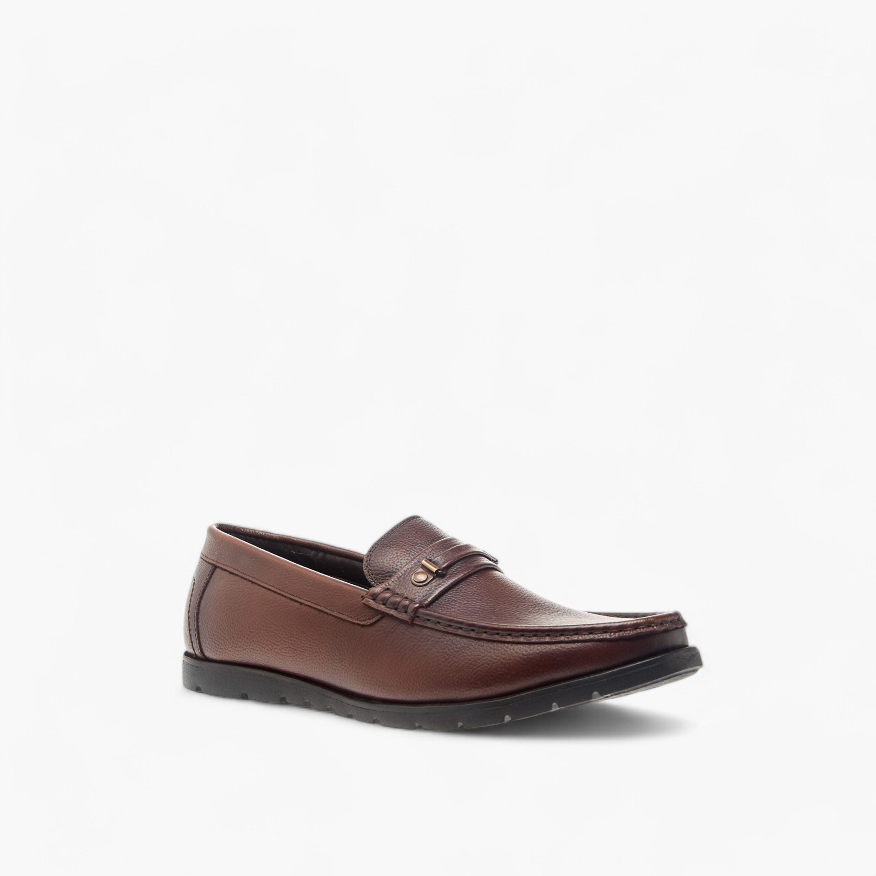 LBL by Shoexpress Textured Slip-On Moccasins-men-shoes-loafersandmoccasins-image-2