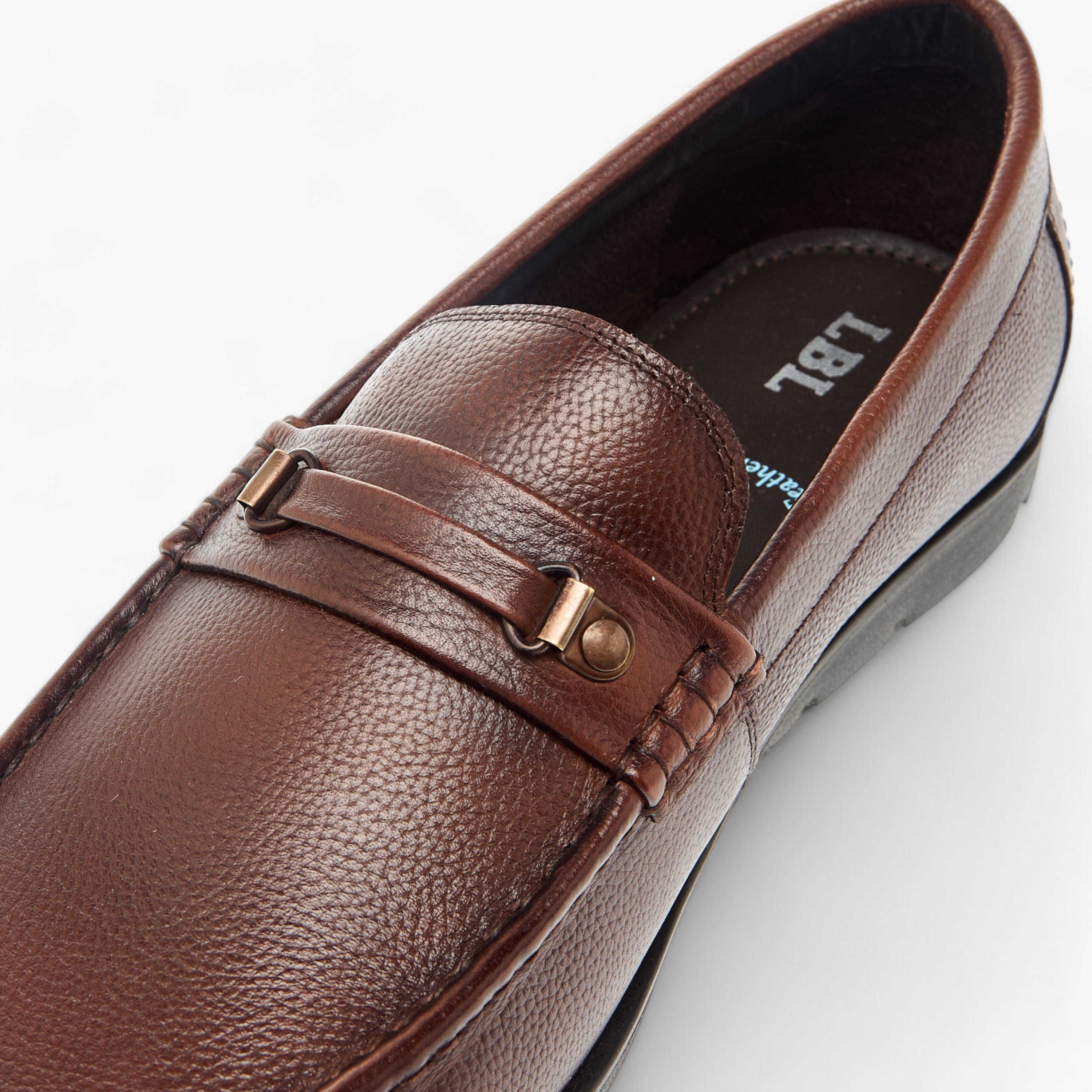LBL by Shoexpress Textured Slip-On Moccasins-men-shoes-loafersandmoccasins-image-4