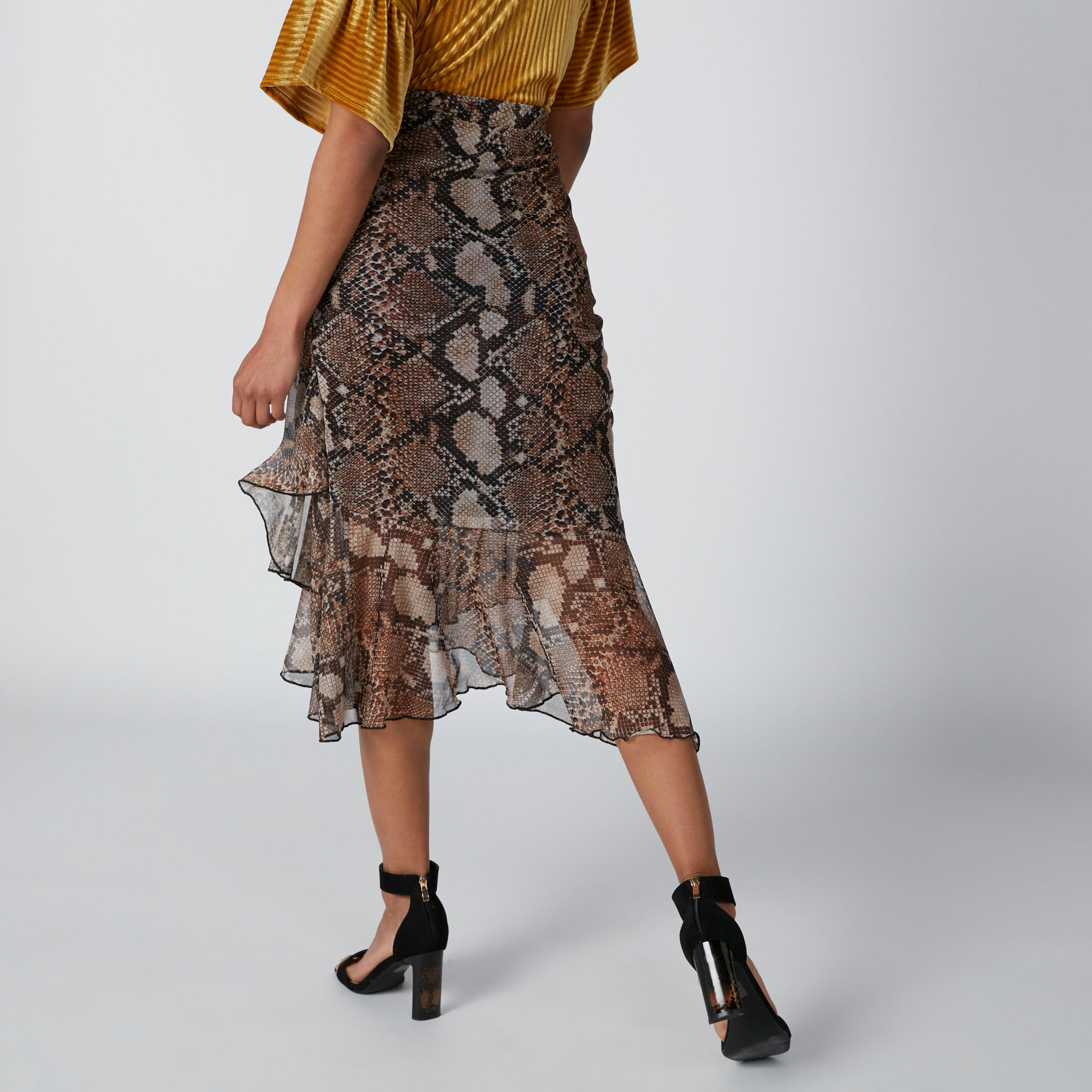 تنورة متوسطة الطول ملفوفة بطبعات-women-clothing-bottoms-skirts-image-2