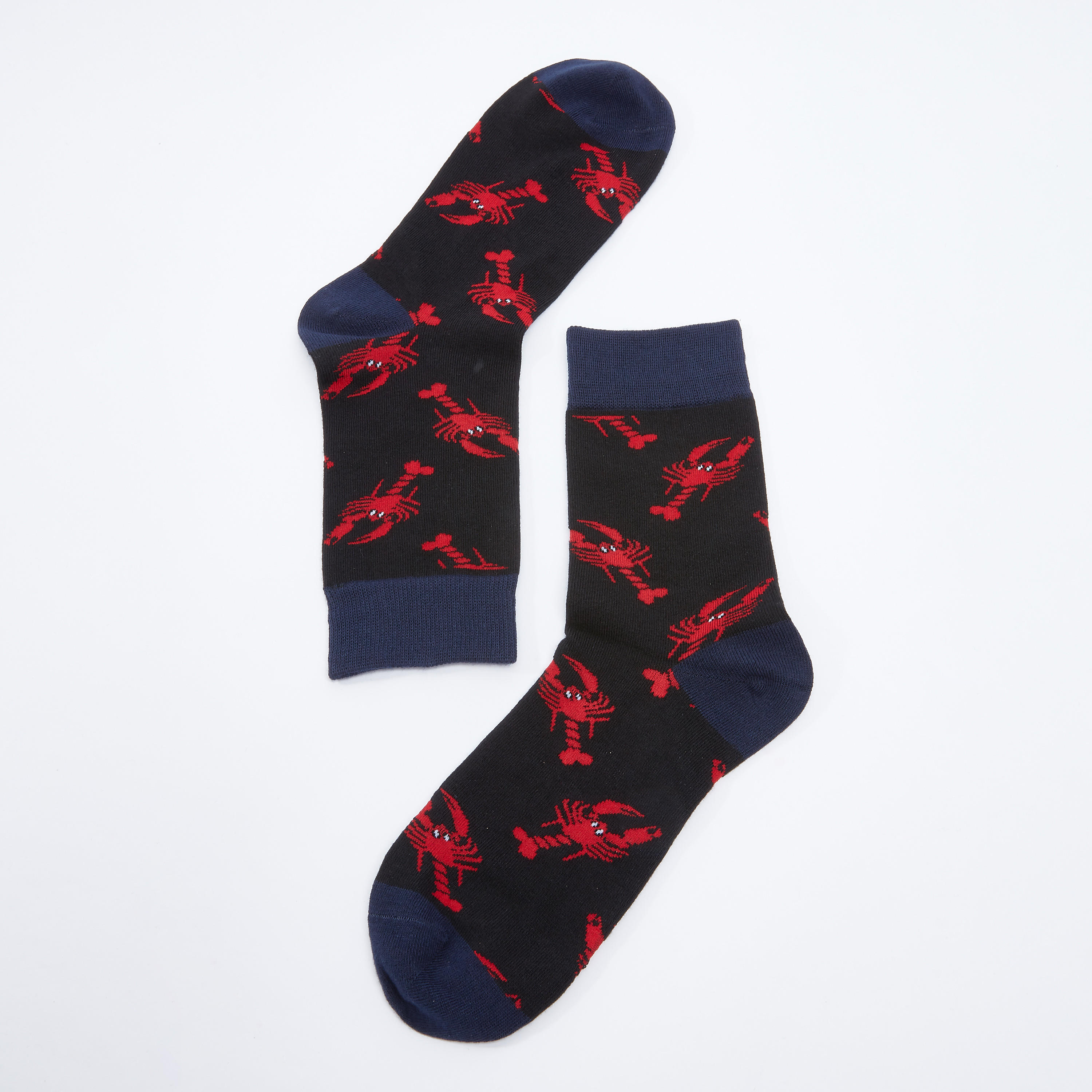 جوارب قصيرة بطبعات-men-socks-image-1
