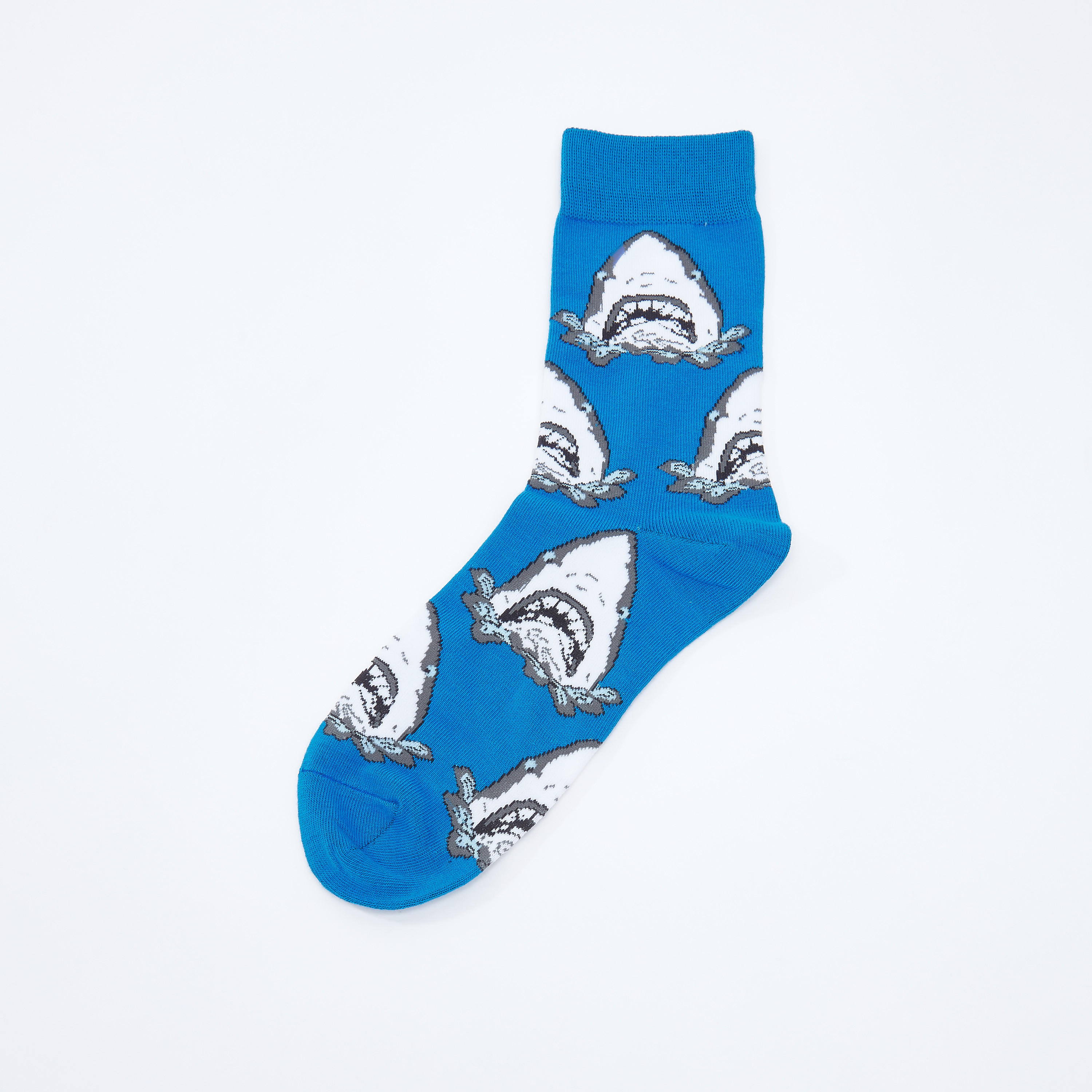 جوارب بطول ربلة الساق بطبعات-men-socks-image-3