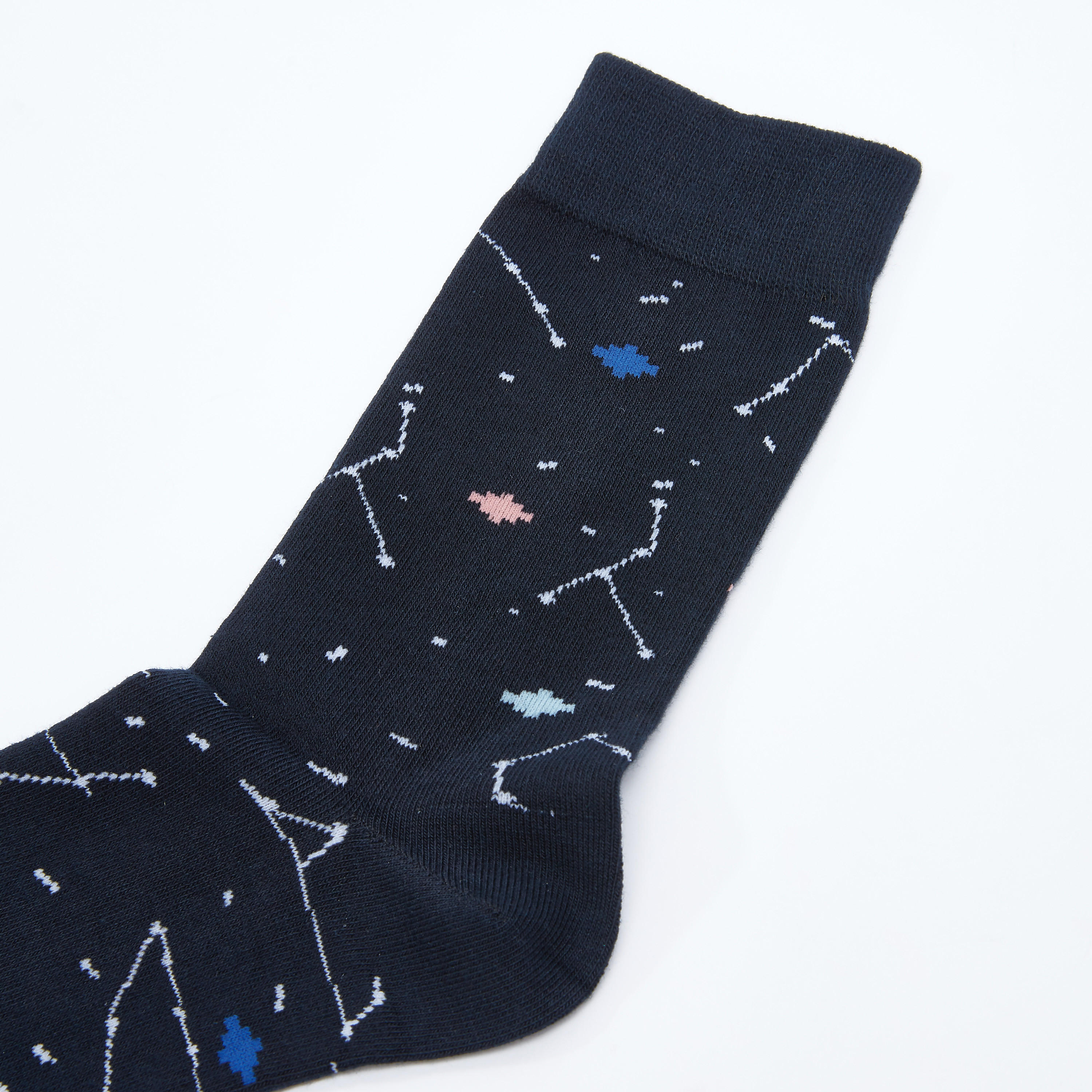Printed Crew Length Socks-men-socks-image-2