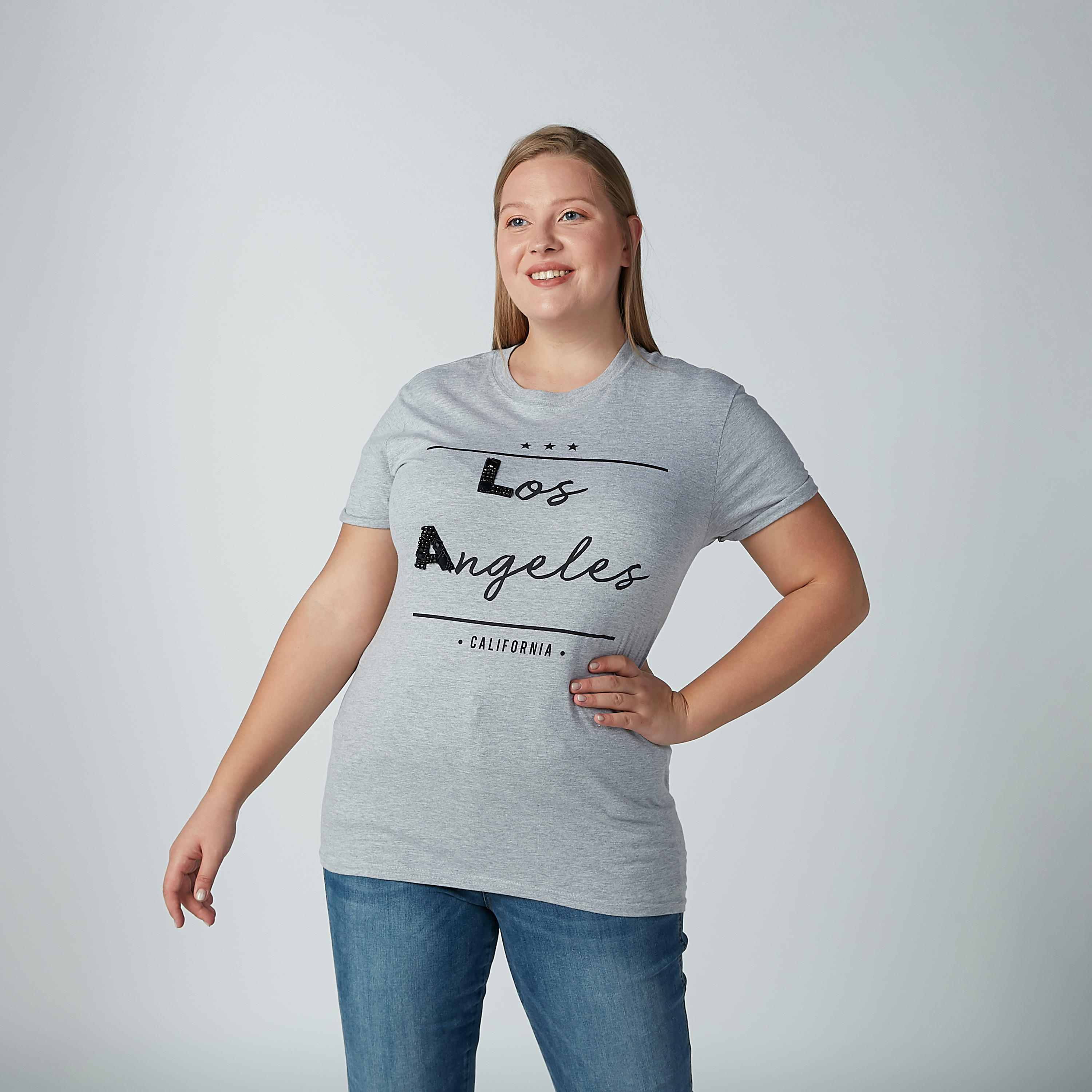 تيشيرت بياقة ضيقة وأكمام قصيرة وطبعات-women-clothing-tshirts-image-3