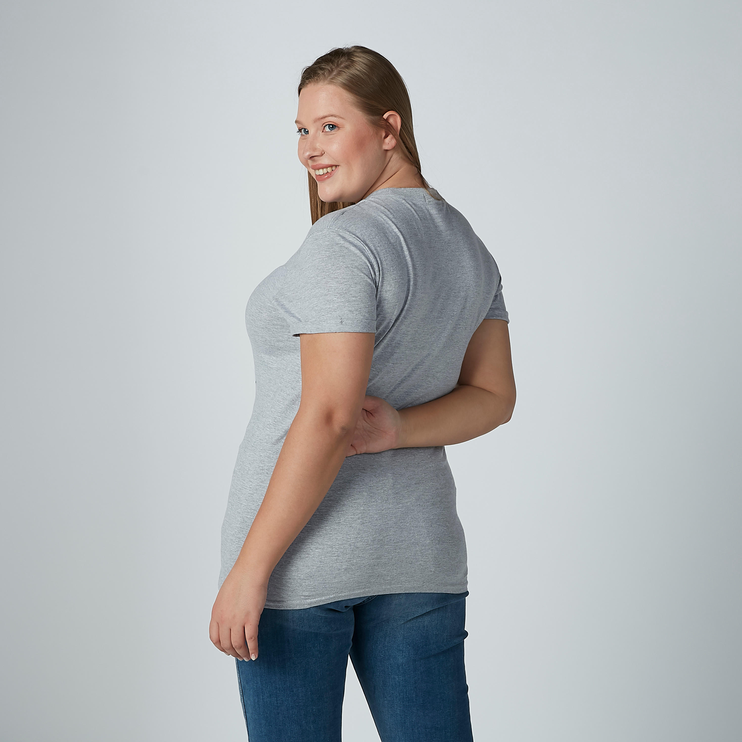 Printed Crew Neck T-shirt with Short Sleeves-women-clothing-tshirts-image-4