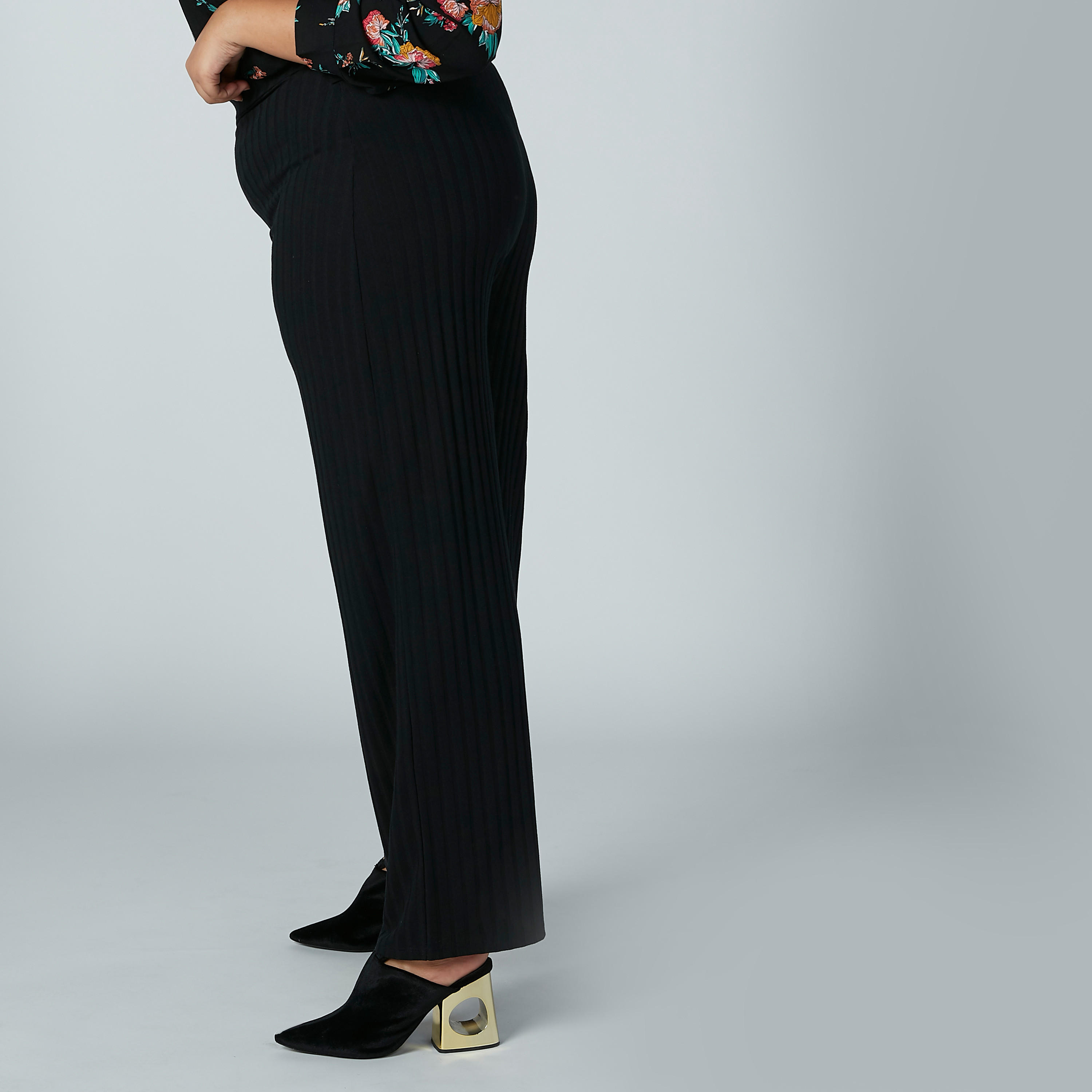 Textured Flexi Waist Palazzo Pants-women-clothing-bottoms-trousers-image-8