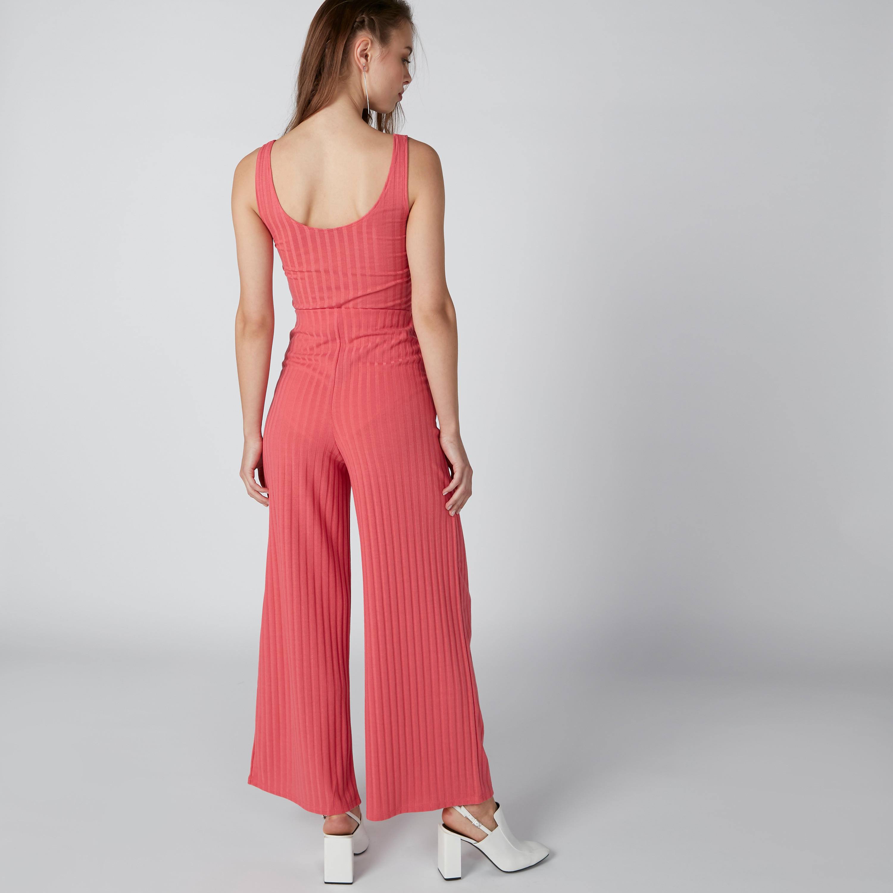 بنطال بالازو بقصّة واسعة وخصر مرن-women-clothing-bottoms-trousers-image-2