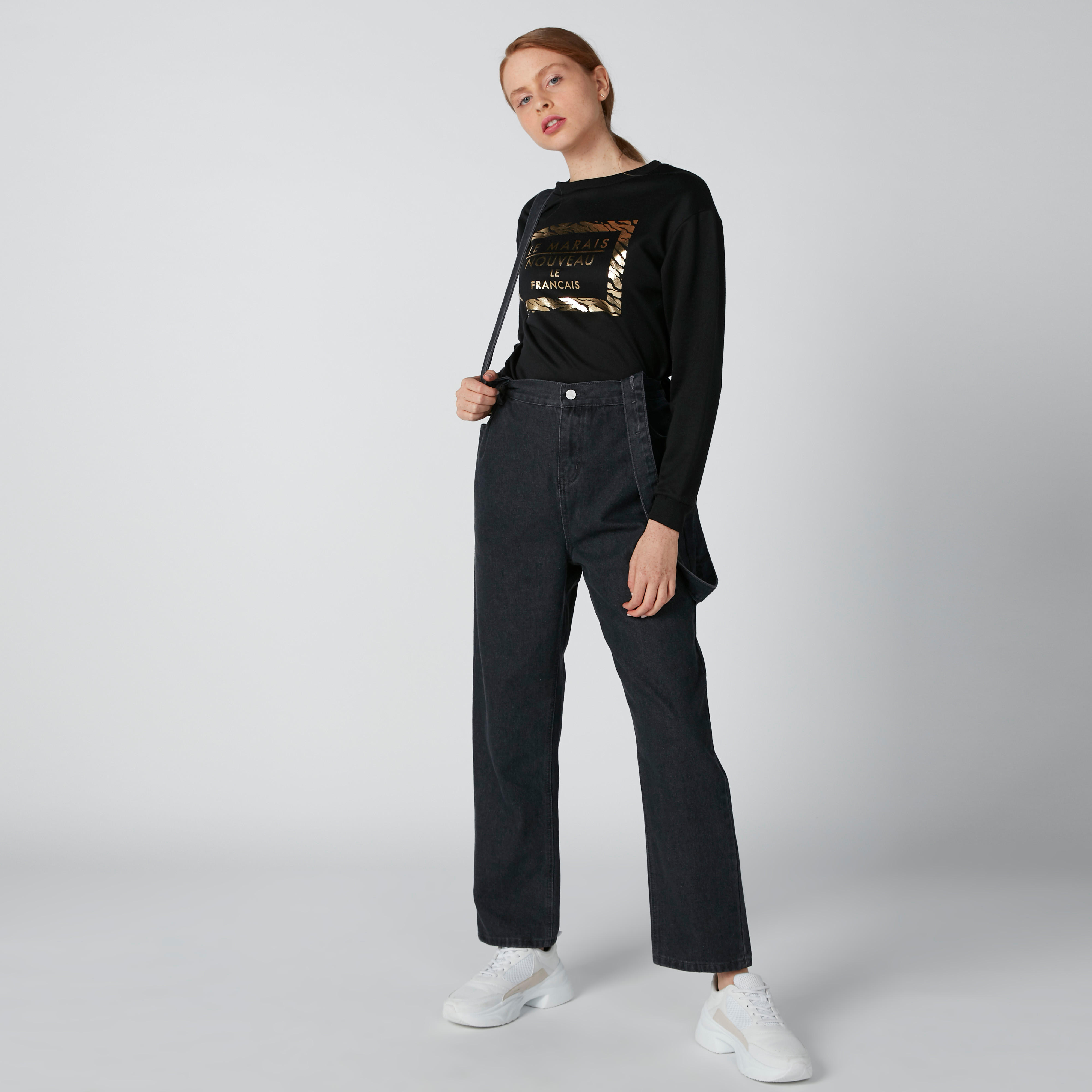 بنطال جينز بوي فريند بخصر متوسط الارتفاع وجيوب مع حمّالات-women-clothing-bottoms-jeans-image-3