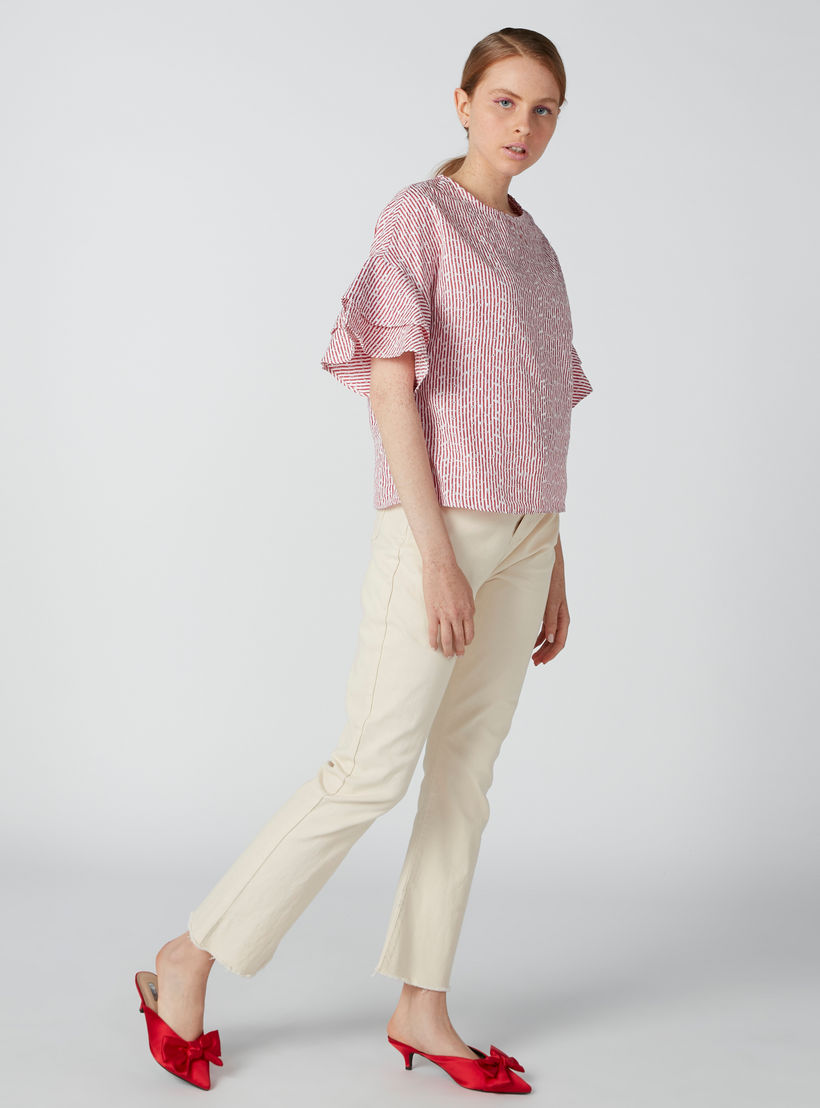 بنطال جينز طويل بخصر متوسط الارتفاع وجيوب وأساور ممزّقة-women-clothing-bottoms-jeans-image-3