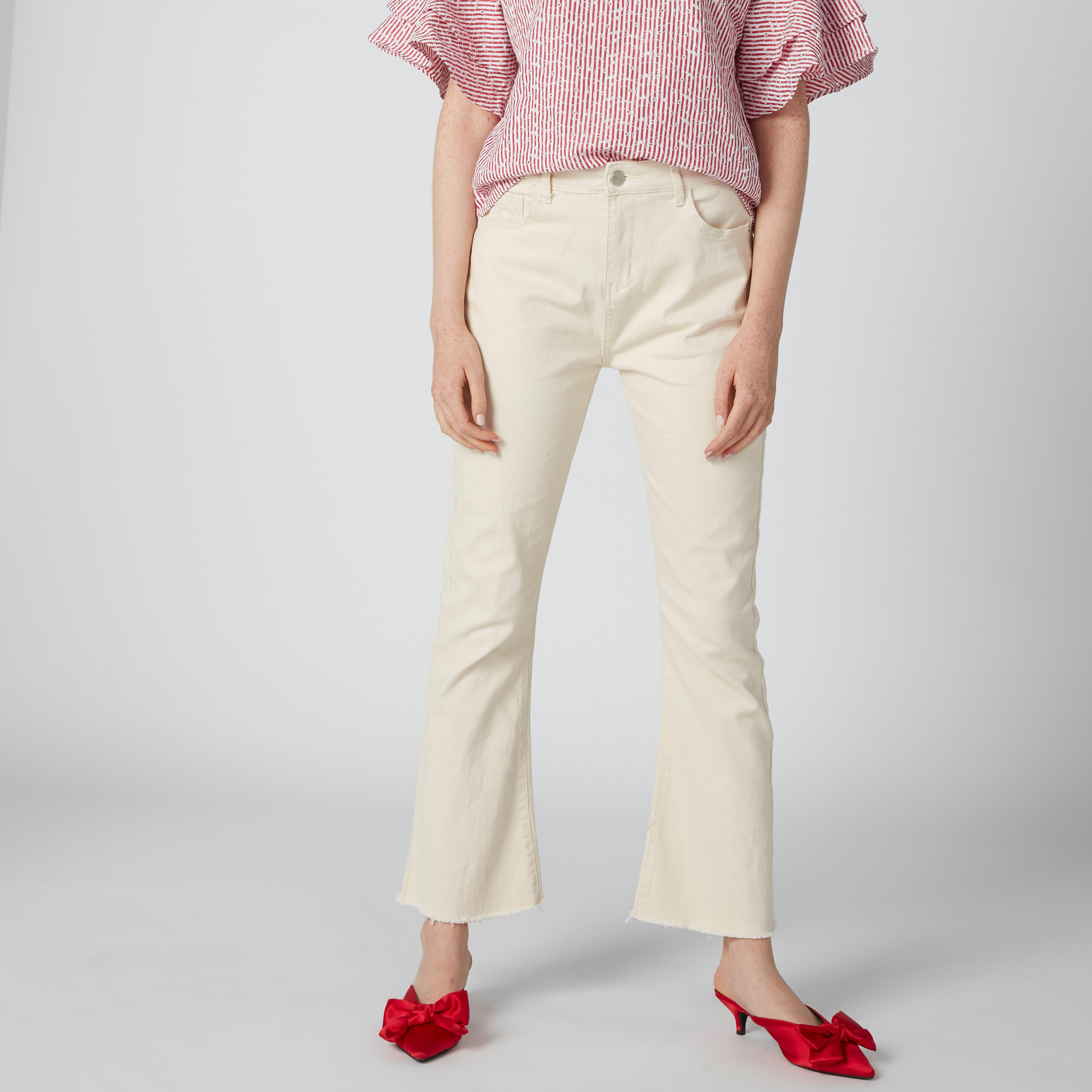 Full Length Mid-Waist Jeans with Pocket Detail and Frayed Grazers-women-clothing-bottoms-jeans-image-4
