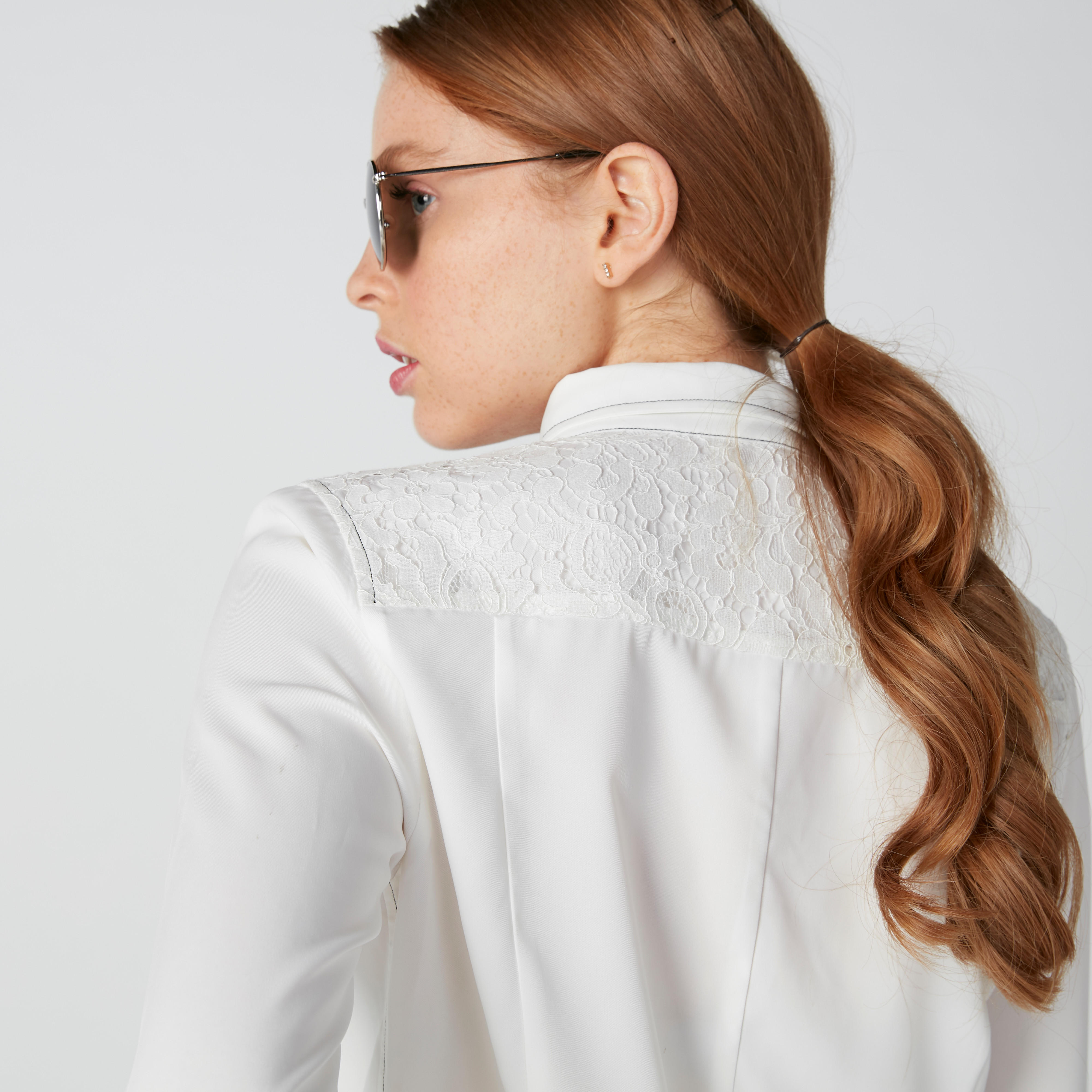 Lace Detail Shirt with Chest Pockets and Long Sleeves-women-clothing-shirtsandblouses-shirts-image-6