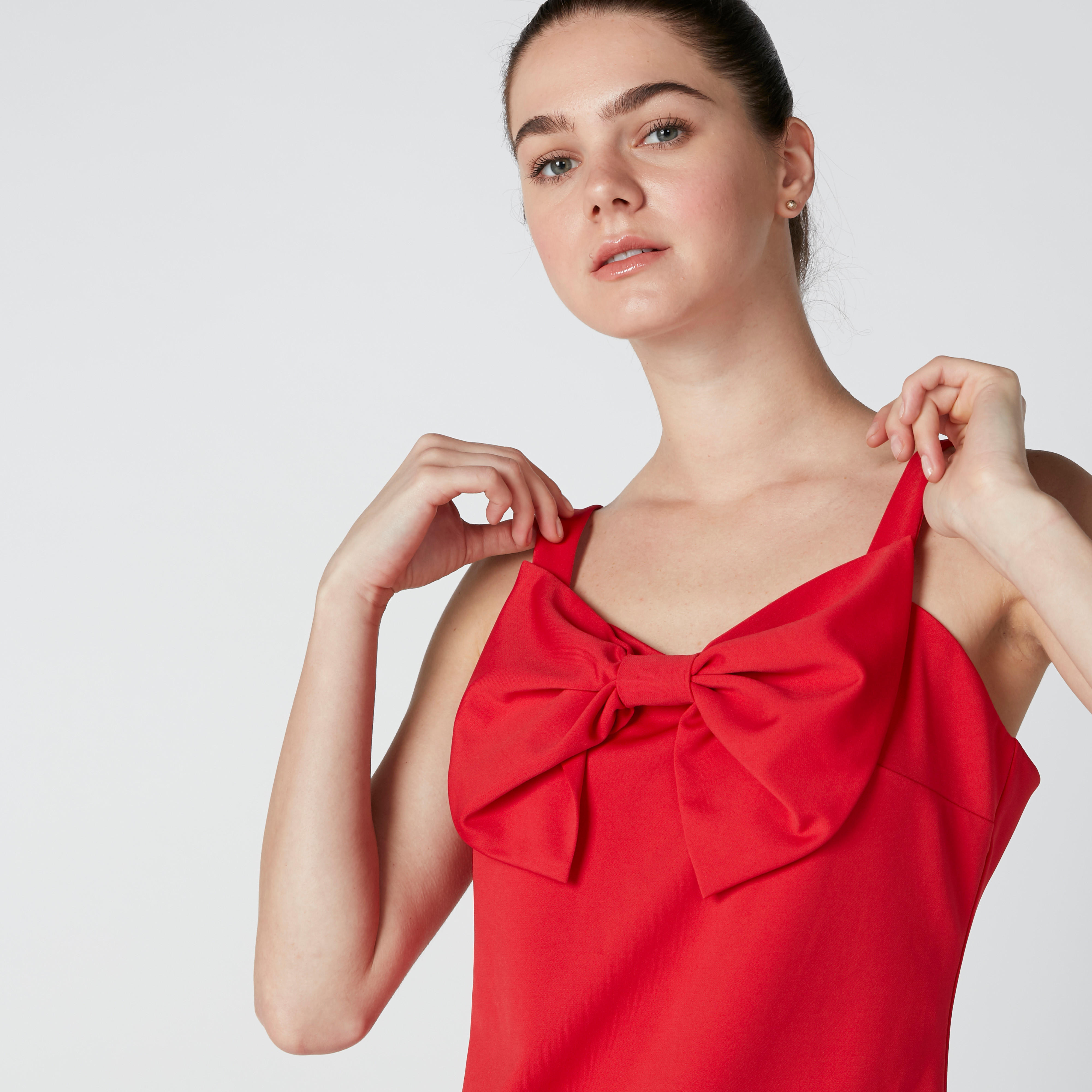 Sleeveless Top with Sweetheart Neck and Bow Detail-women-clothing-shirtsandblouses-blouses-image-5
