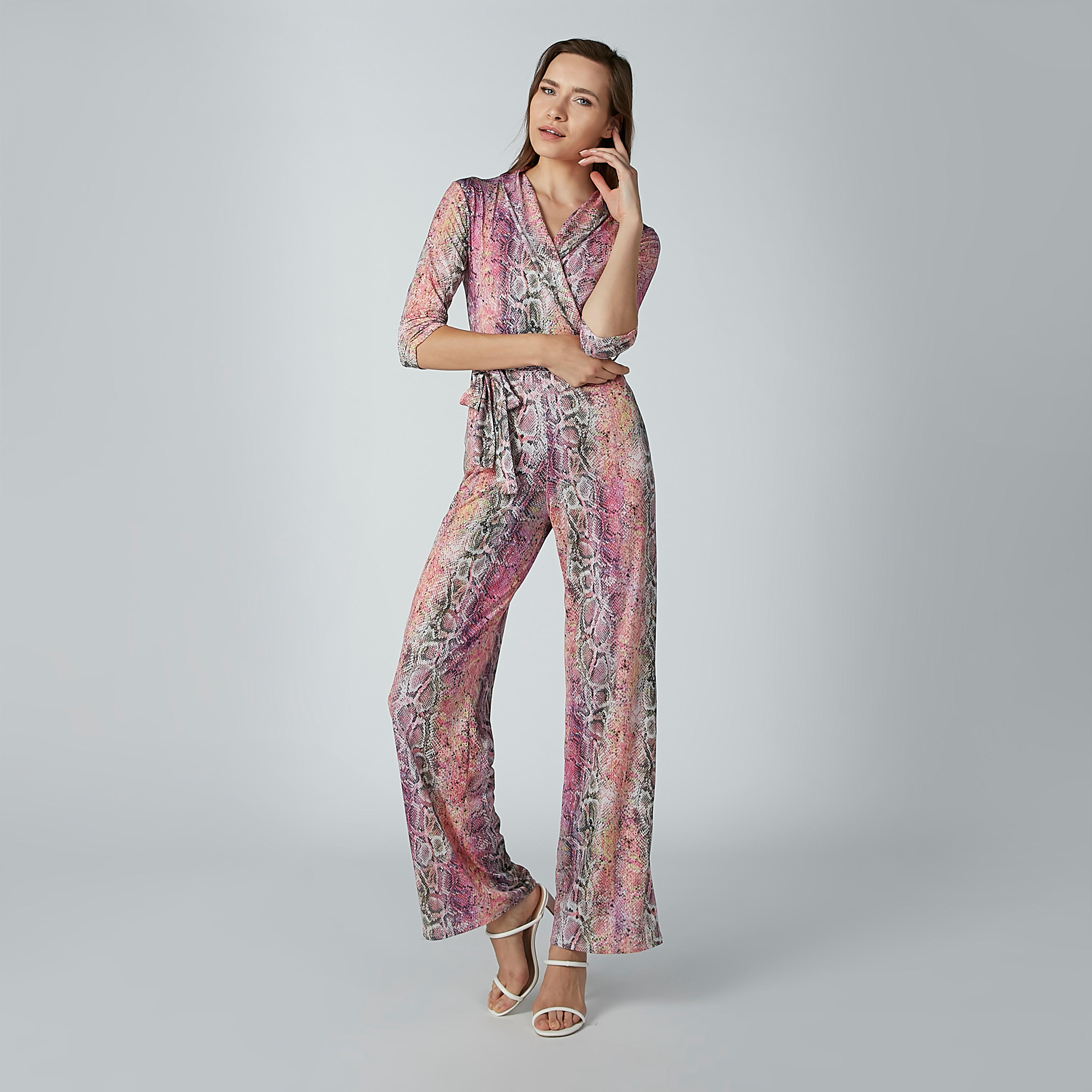 أفرول بأكمام 3/4 وأربطة وطبعات-women-clothing-jumpsuits-image-2