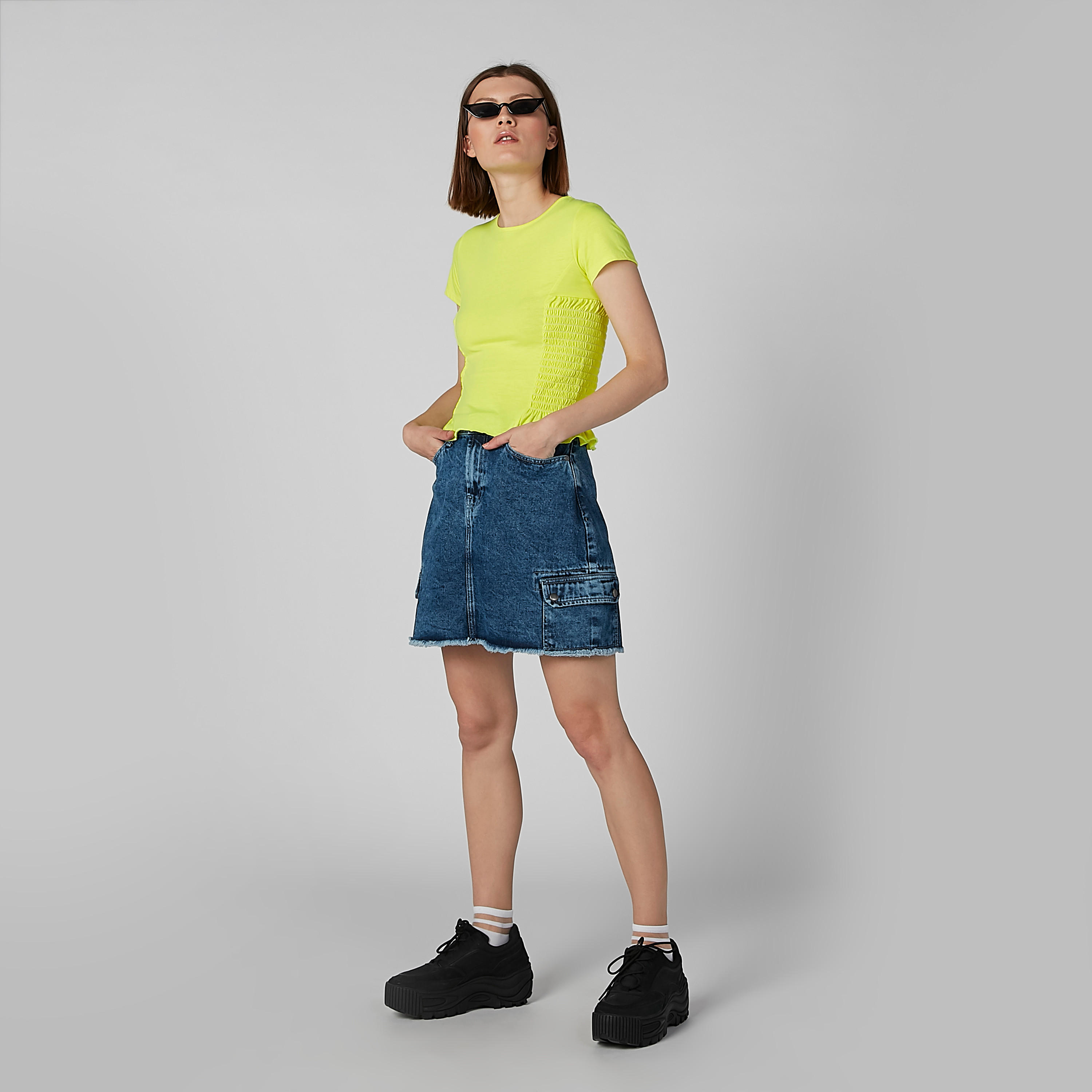 بلوزة بارزة الملمس بتطريز-women-clothing-tshirts-image-1