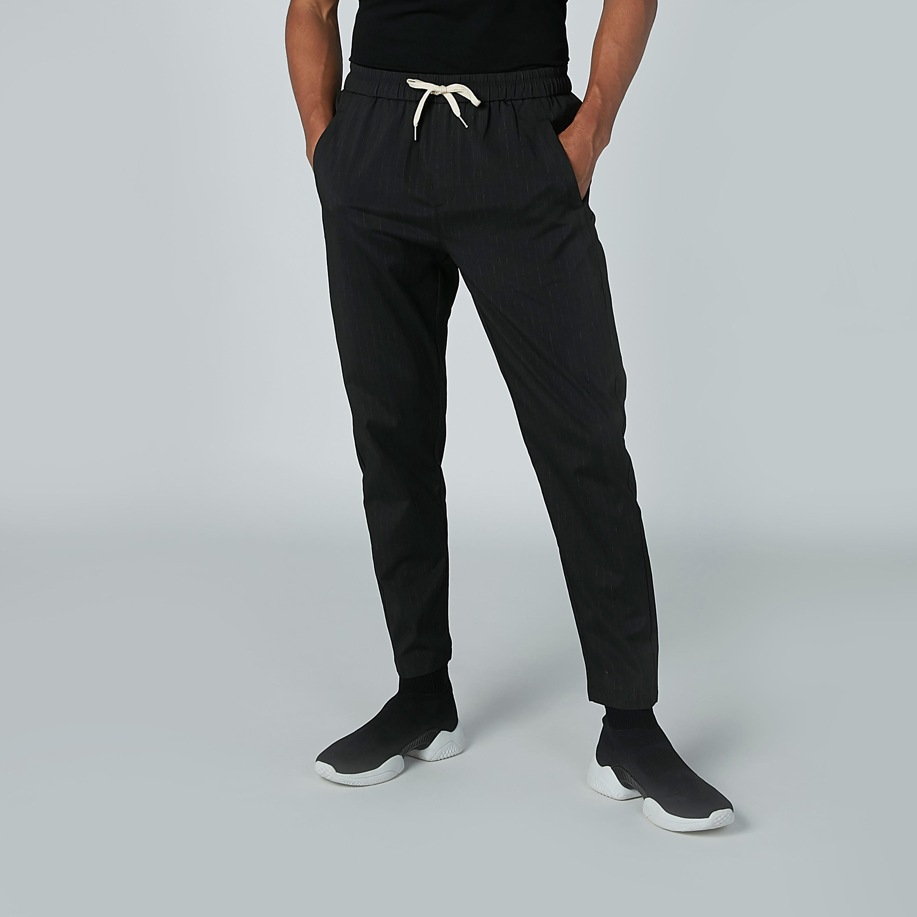 بنطال سادة بجيوب ورباط-men-clothing-bottoms-trousersandchinos-trousers-image-4