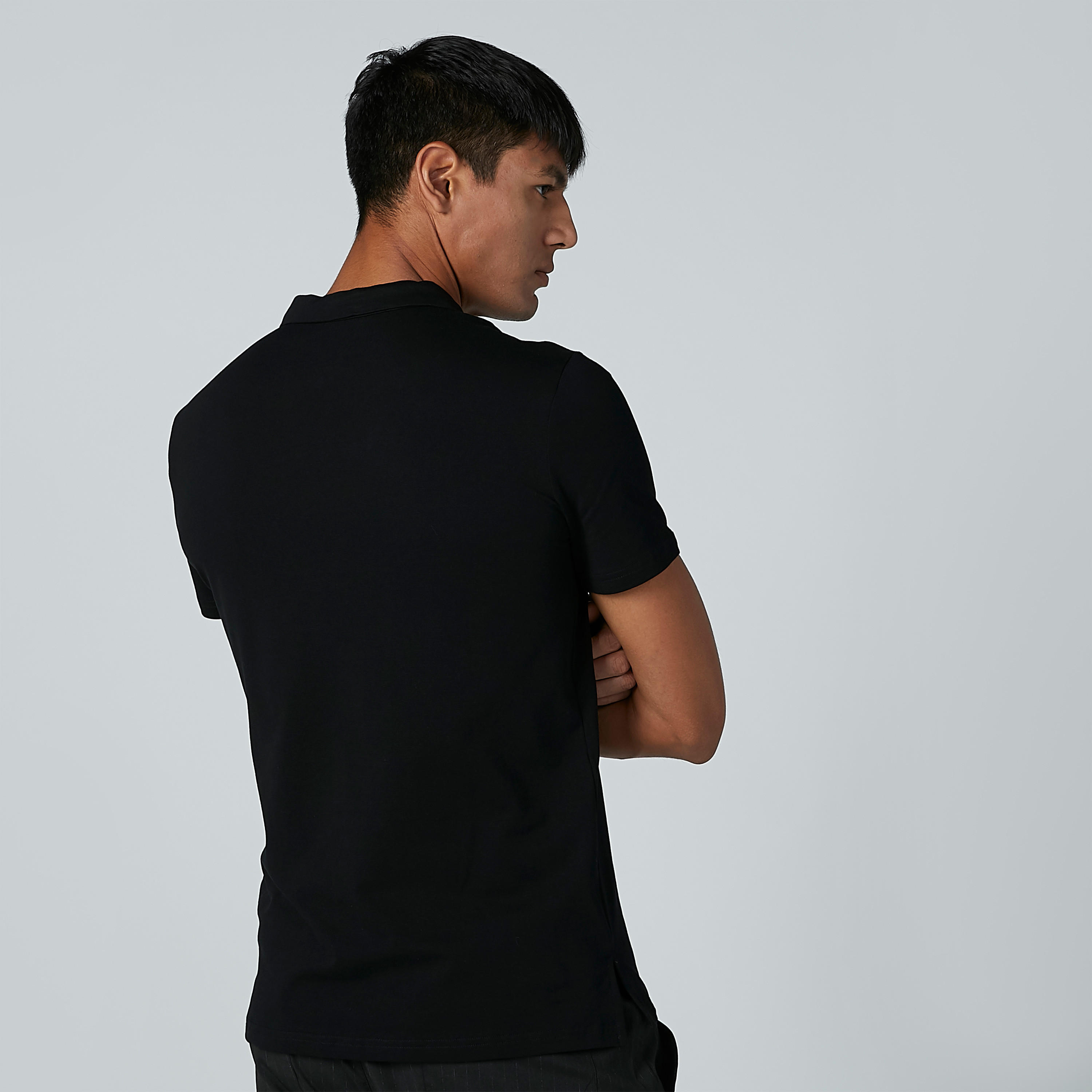 تيشرت سادة بياقة بولو وأكمام قصيرة-men-clothing-tshirtsandpolos-polos-image-4