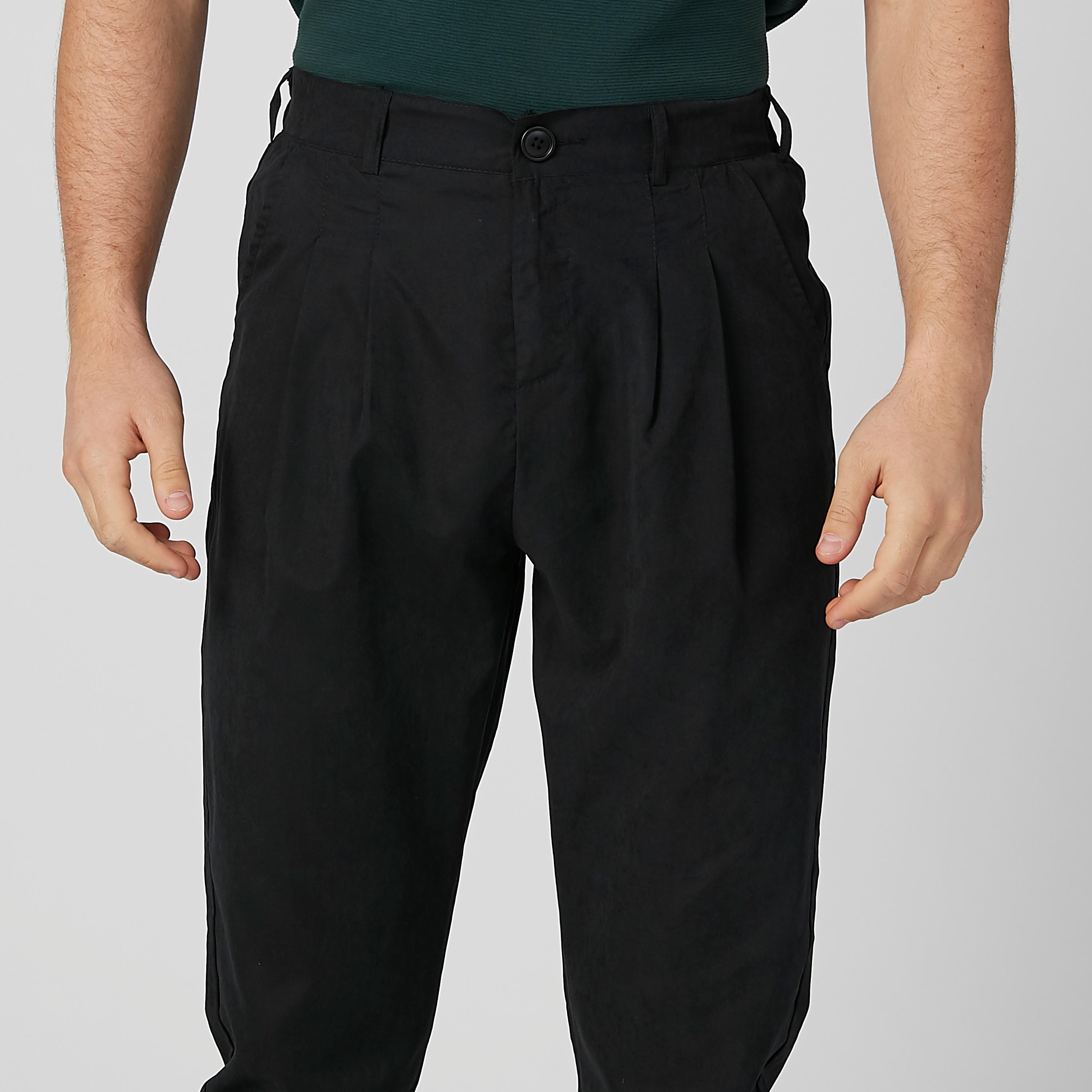 بنطال رياضي طويل بجيوب وأساور على الحوّاف-men-clothing-bottoms-joggers-image-5