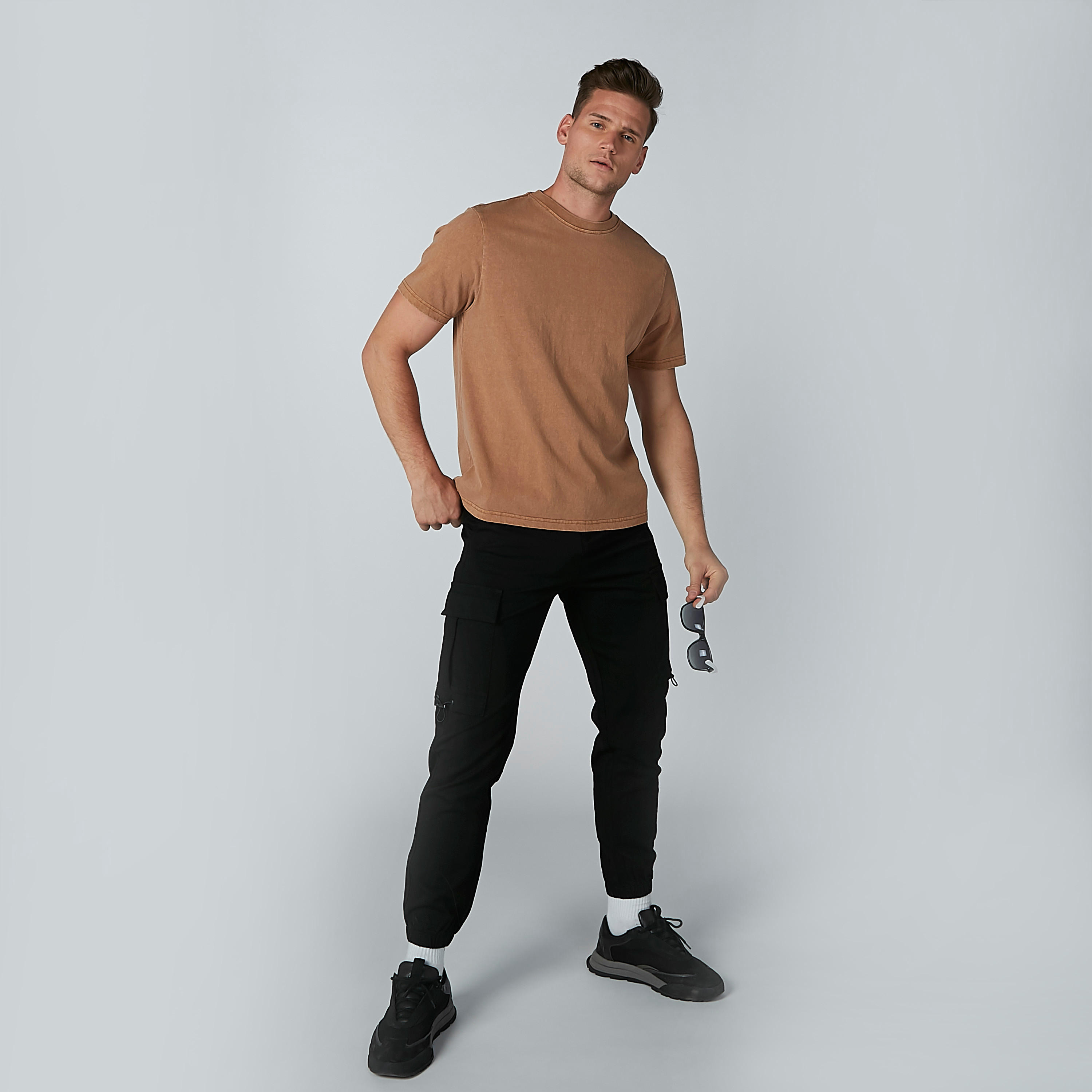 Jog Pants with Pocket Detail and Drawstring-men-clothing-bottoms-joggers-image-2