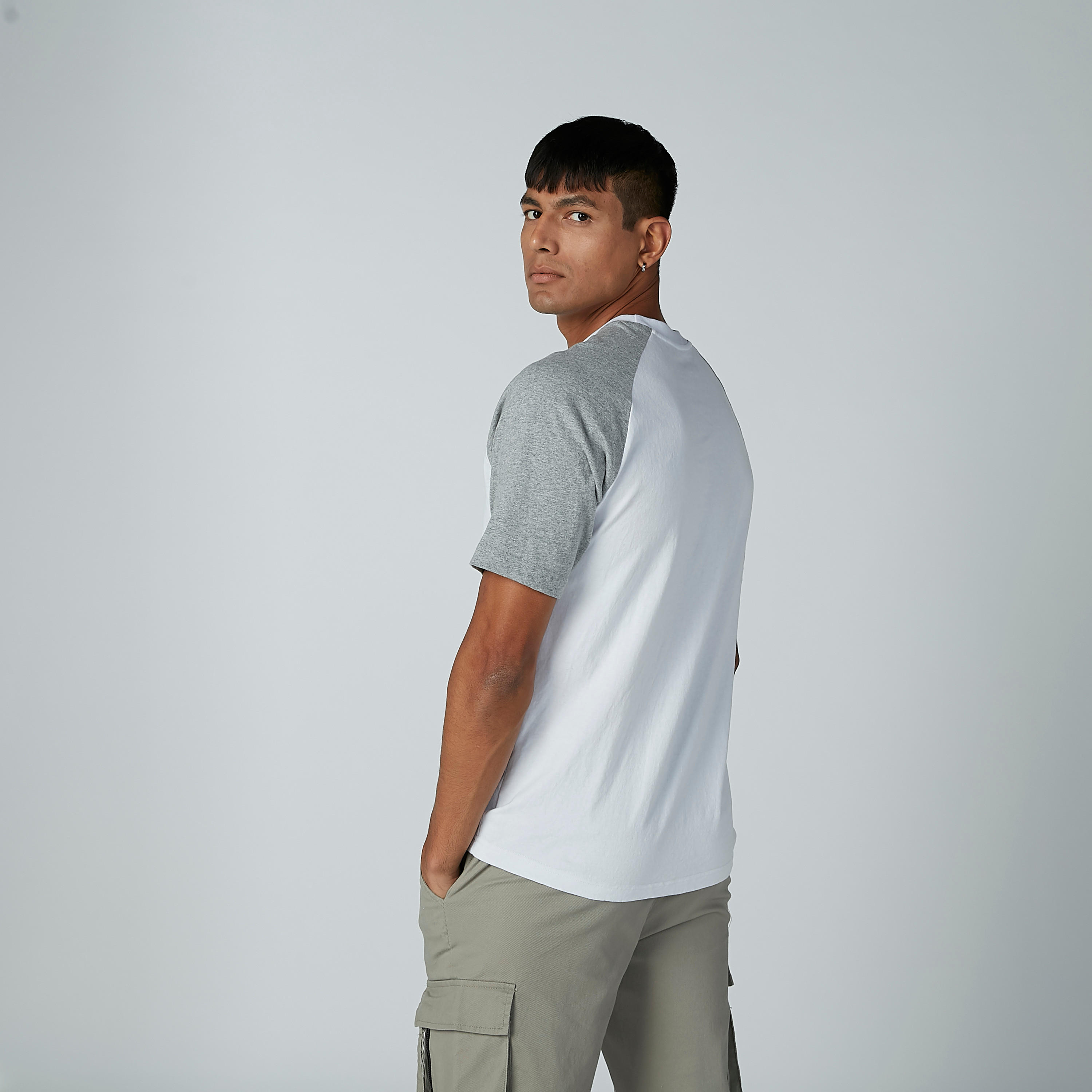 Plain T-shirt with Round Neck and Raglan Sleeves-men-clothing-tshirtsandpolos-tshirts-image-4