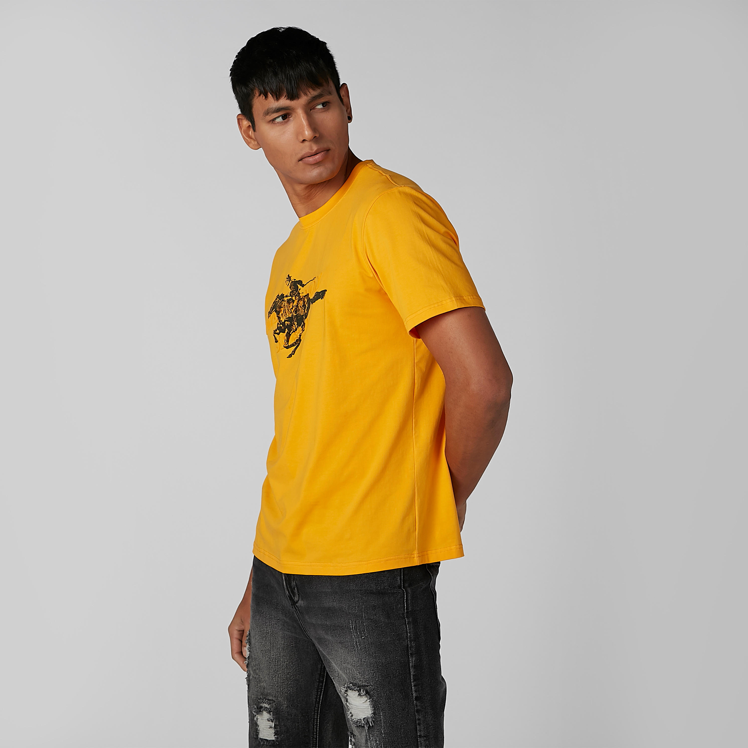 Printed T-shirt with Round Neck and Short Sleeves-men-clothing-tshirtsandpolos-tshirts-image-2
