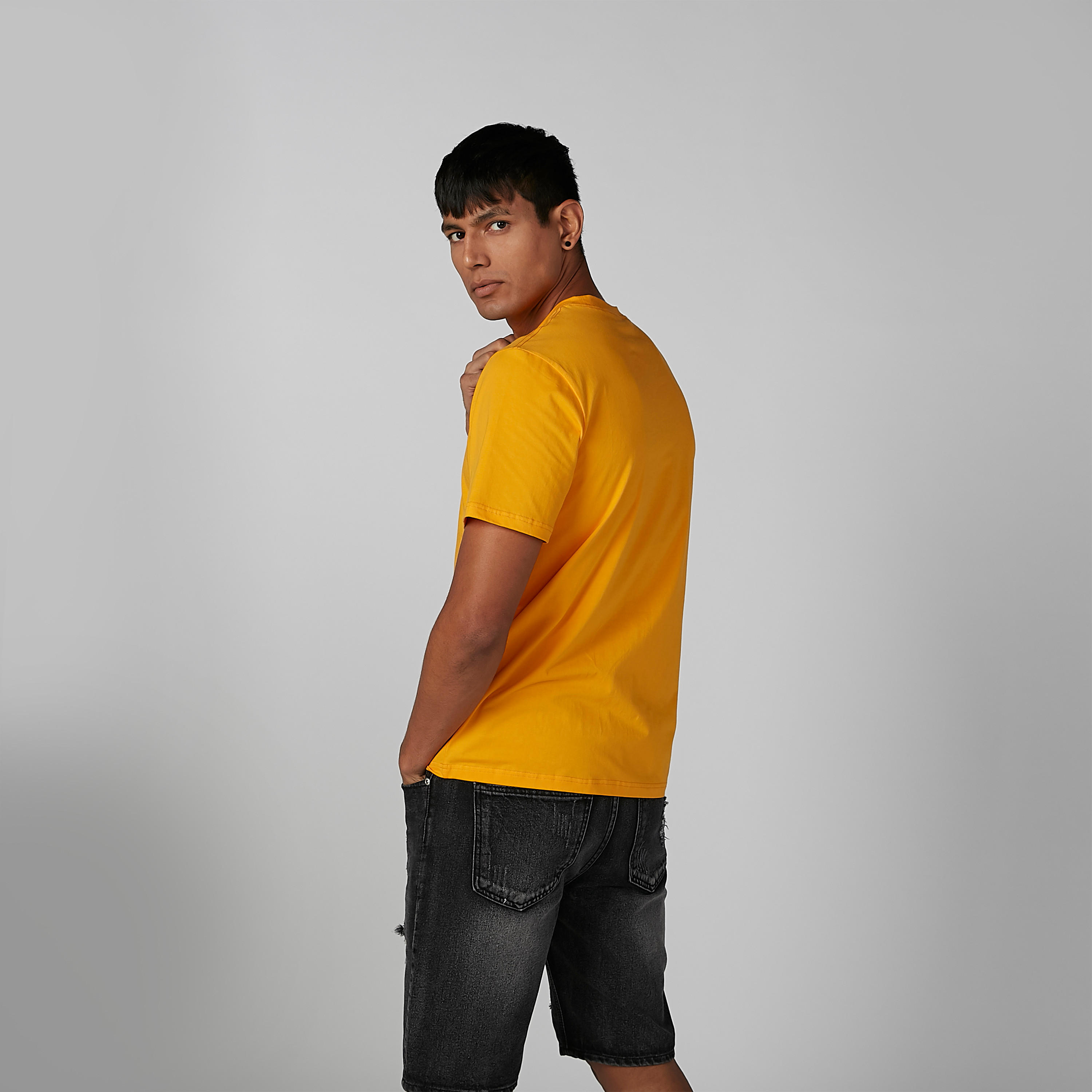 Printed T-shirt with Round Neck and Short Sleeves-men-clothing-tshirtsandpolos-tshirts-image-4