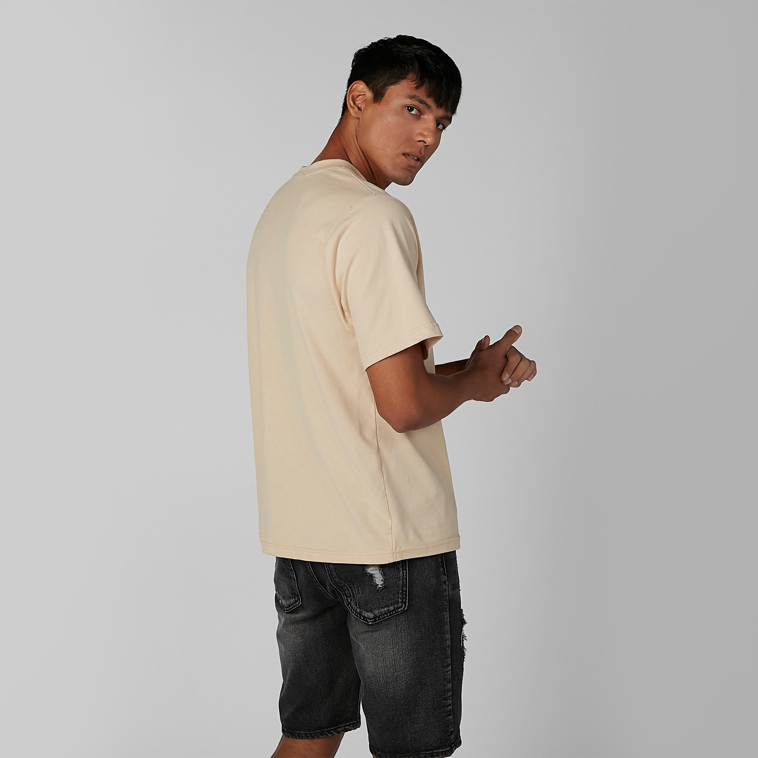 Printed T-shirt with Round Neck and Short Sleeves-men-clothing-tshirtsandpolos-tshirts-image-4