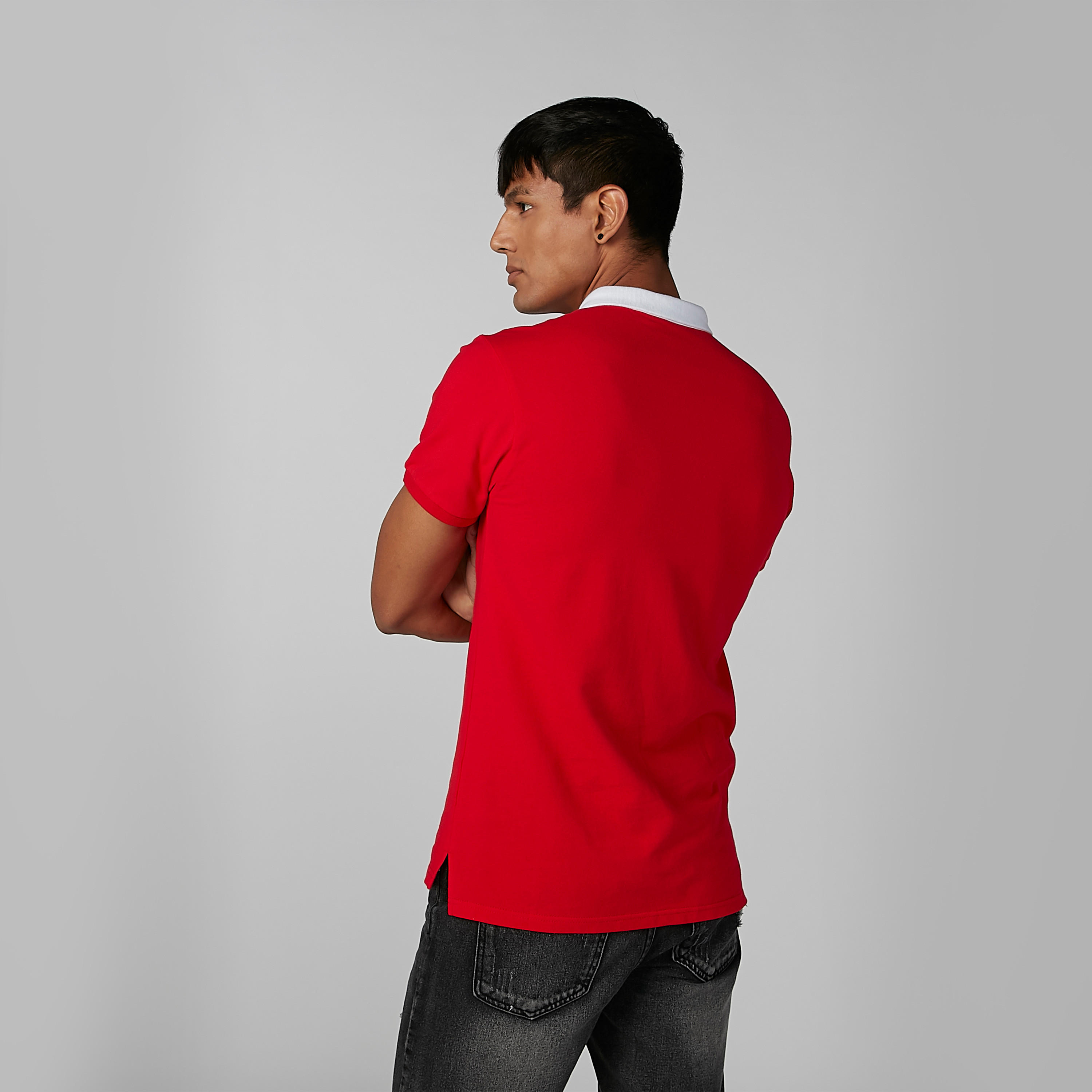 تيشيرت مقلّم بياقة بولو وأكمام قصيرة-men-clothing-tshirtsandpolos-polos-image-4