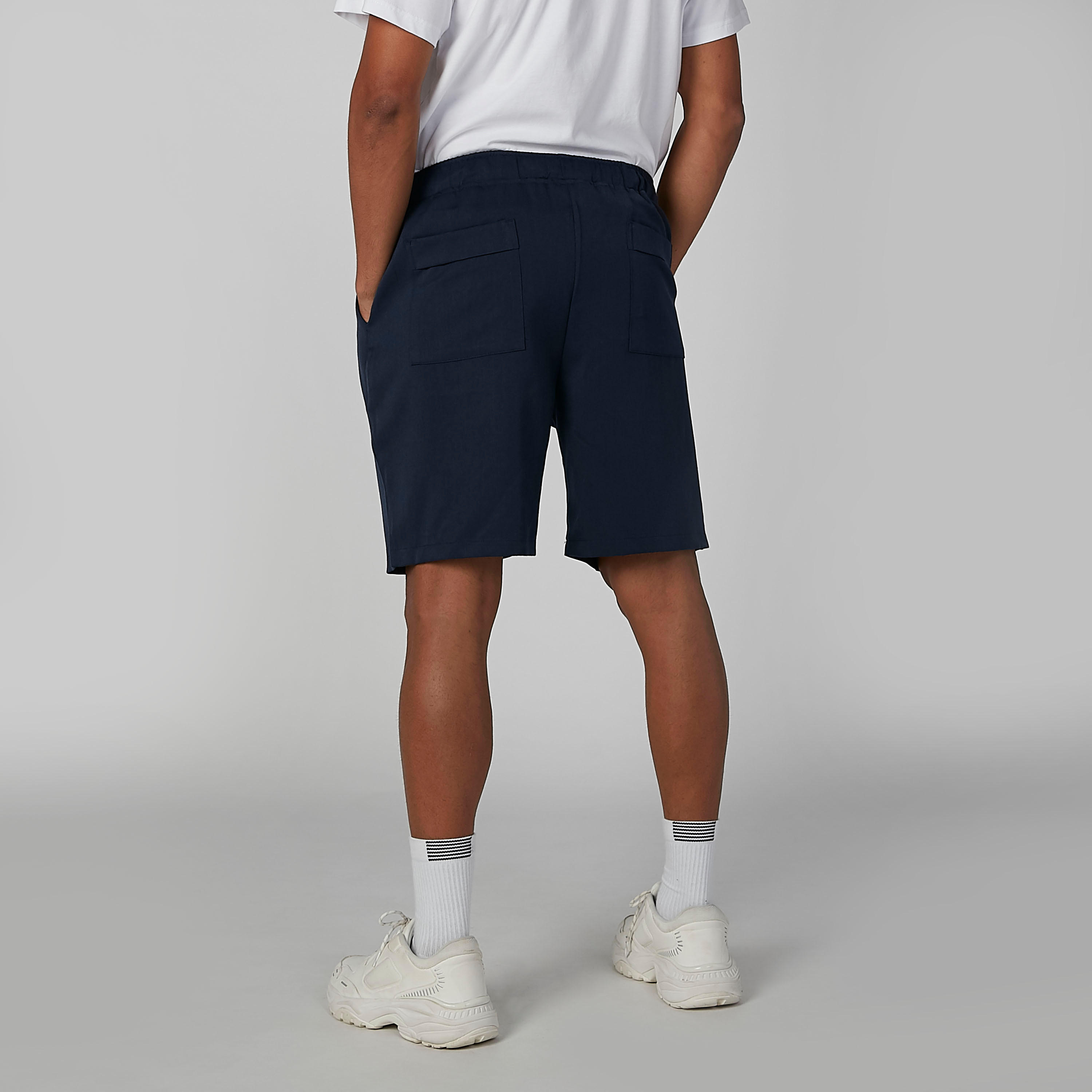 شورت سادة برباط وجيوب وخصر مرن-men-clothing-bottoms-shorts-image-4