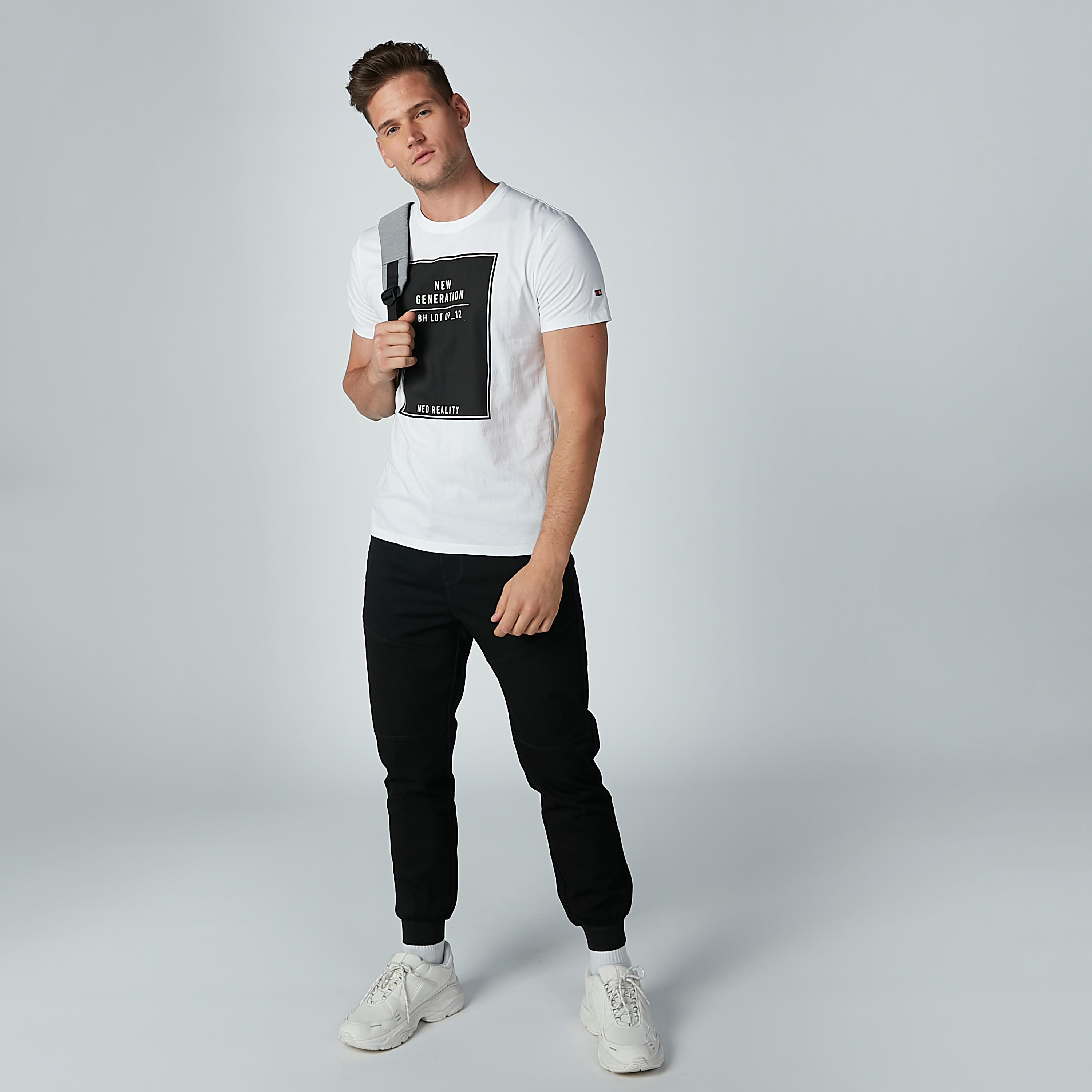 Plain Flexi Waist Jog Pants with Zip Detail and Drawstring-men-clothing-bottoms-joggers-image-1
